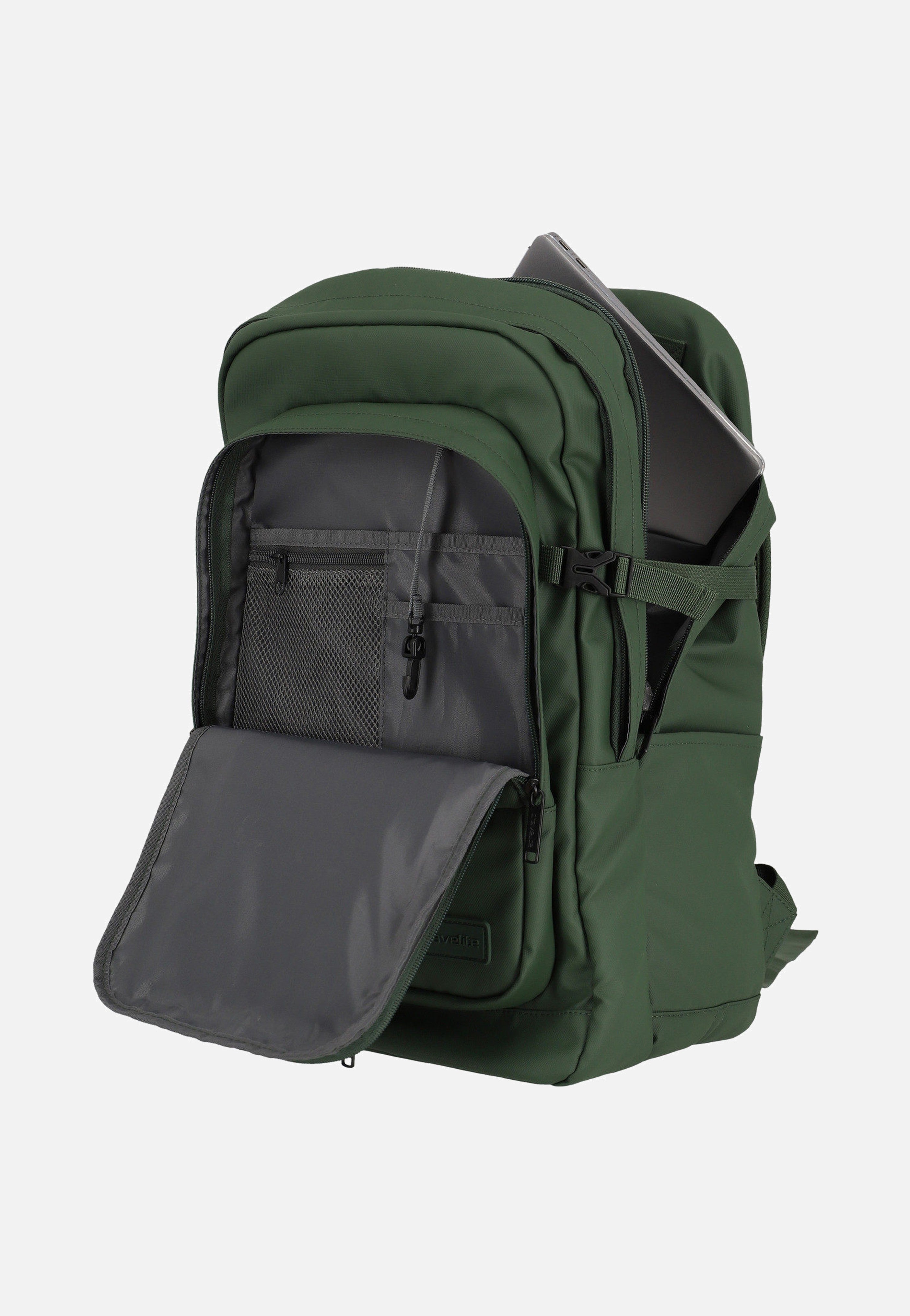 travelite Basics Rollup Daypack Oliv Rucksack