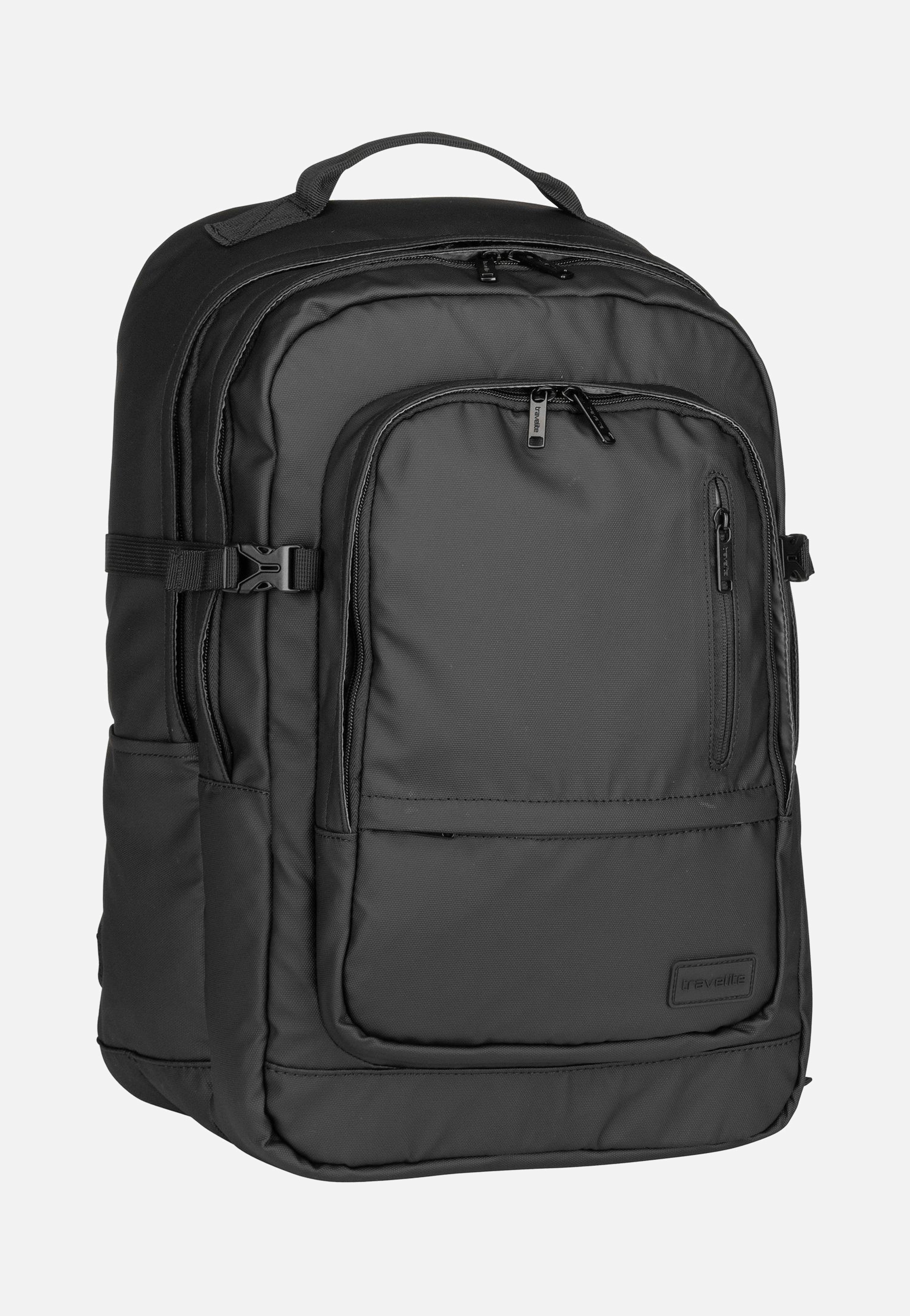travelite Basics Rollup Daypack Schwarz Rucksack