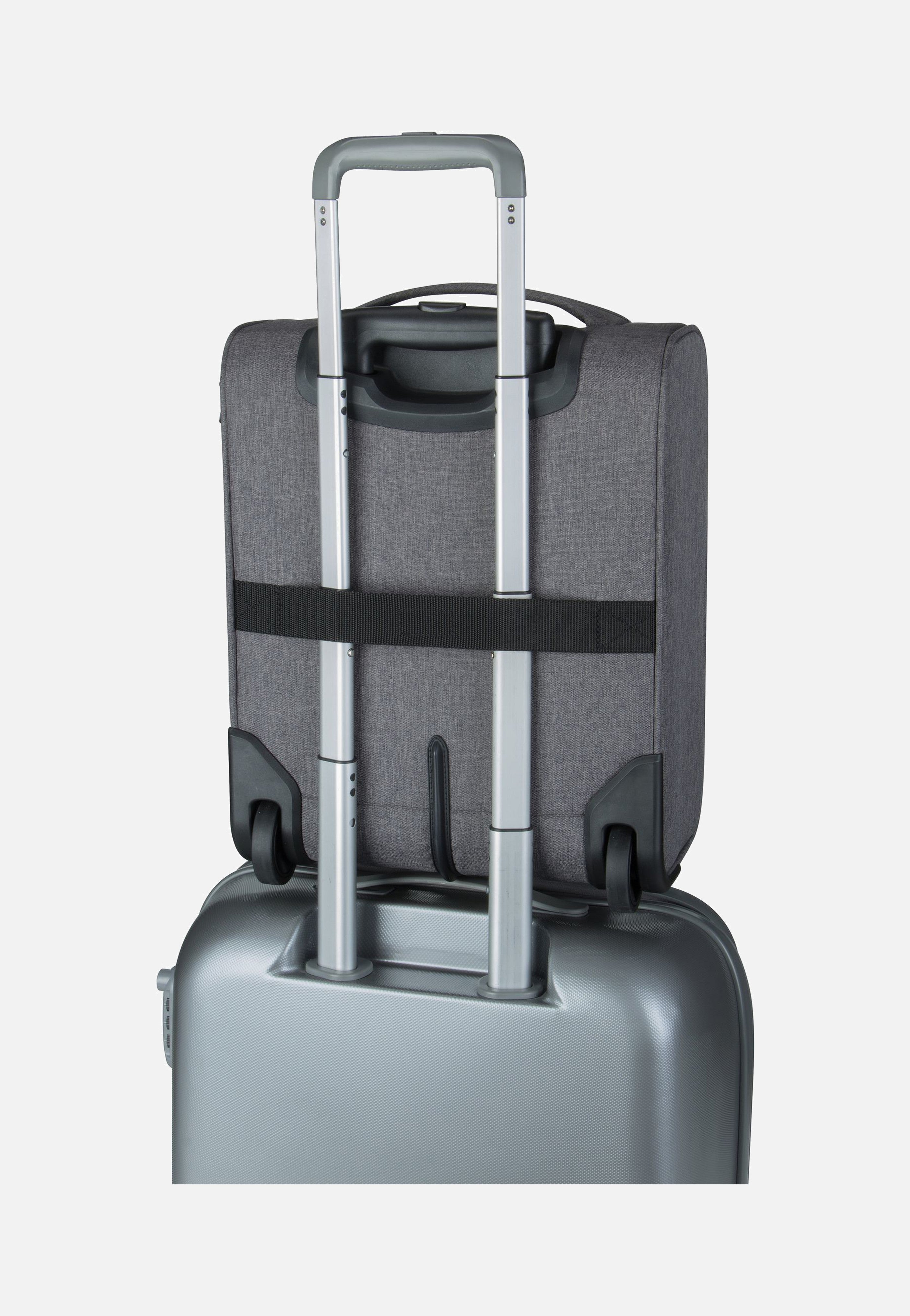 travelite Cabin 2w Bordtrolley Underseater Grau Melange Koffer