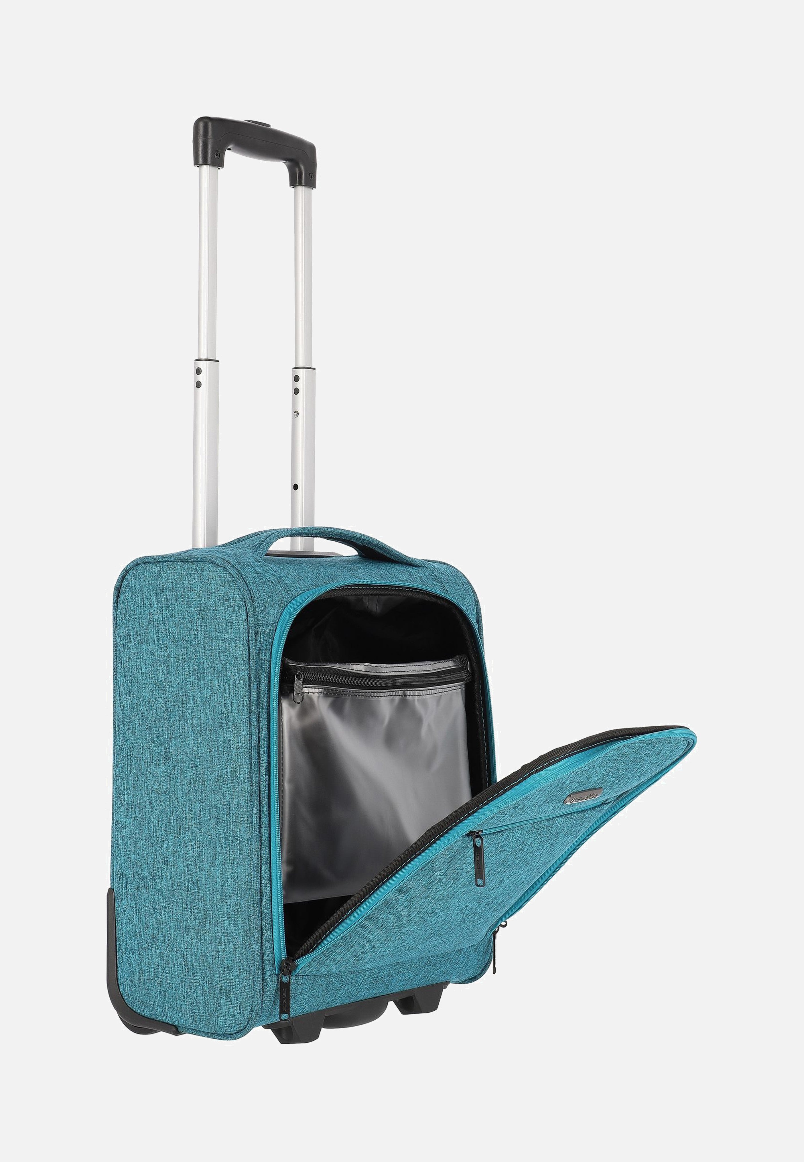travelite Cabin 2w Bordtrolley Underseater Petrol Koffer