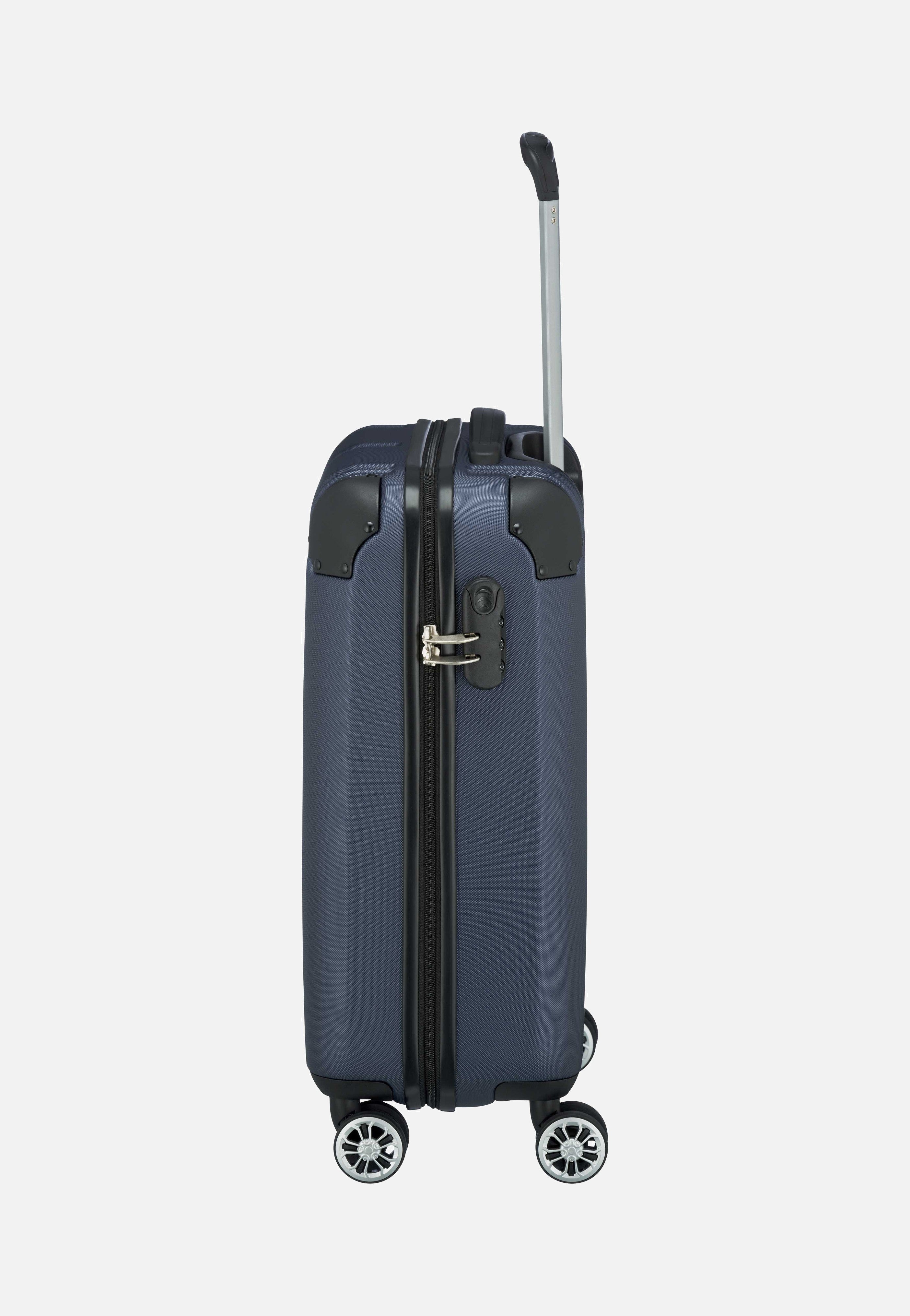 travelite City 4-Rad Trolley S Marine Koffer