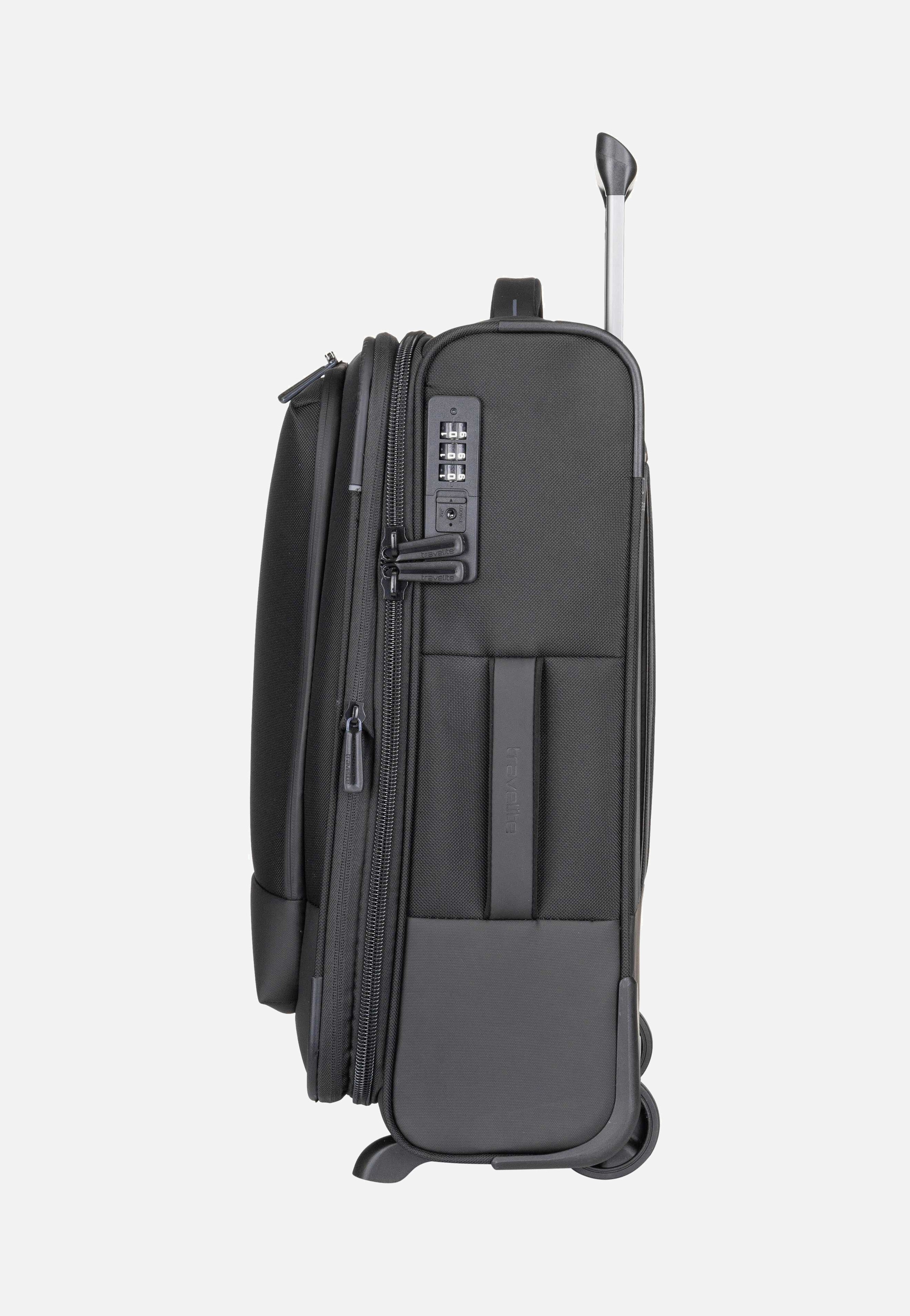 travelite Crosslite 2w Trolley S Schwarz Koffer