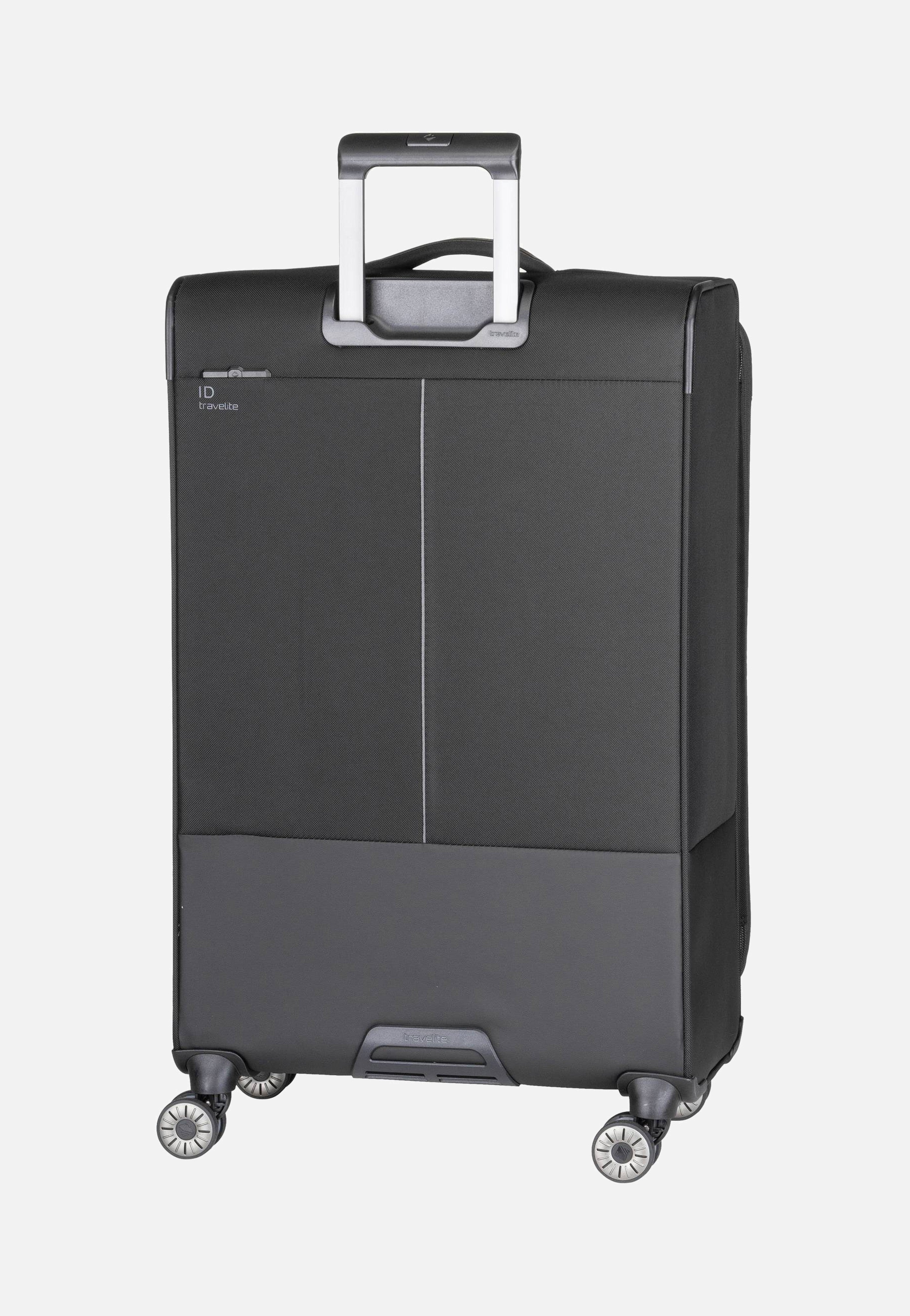 travelite Crosslite 4w Trolley L Schwarz Koffer