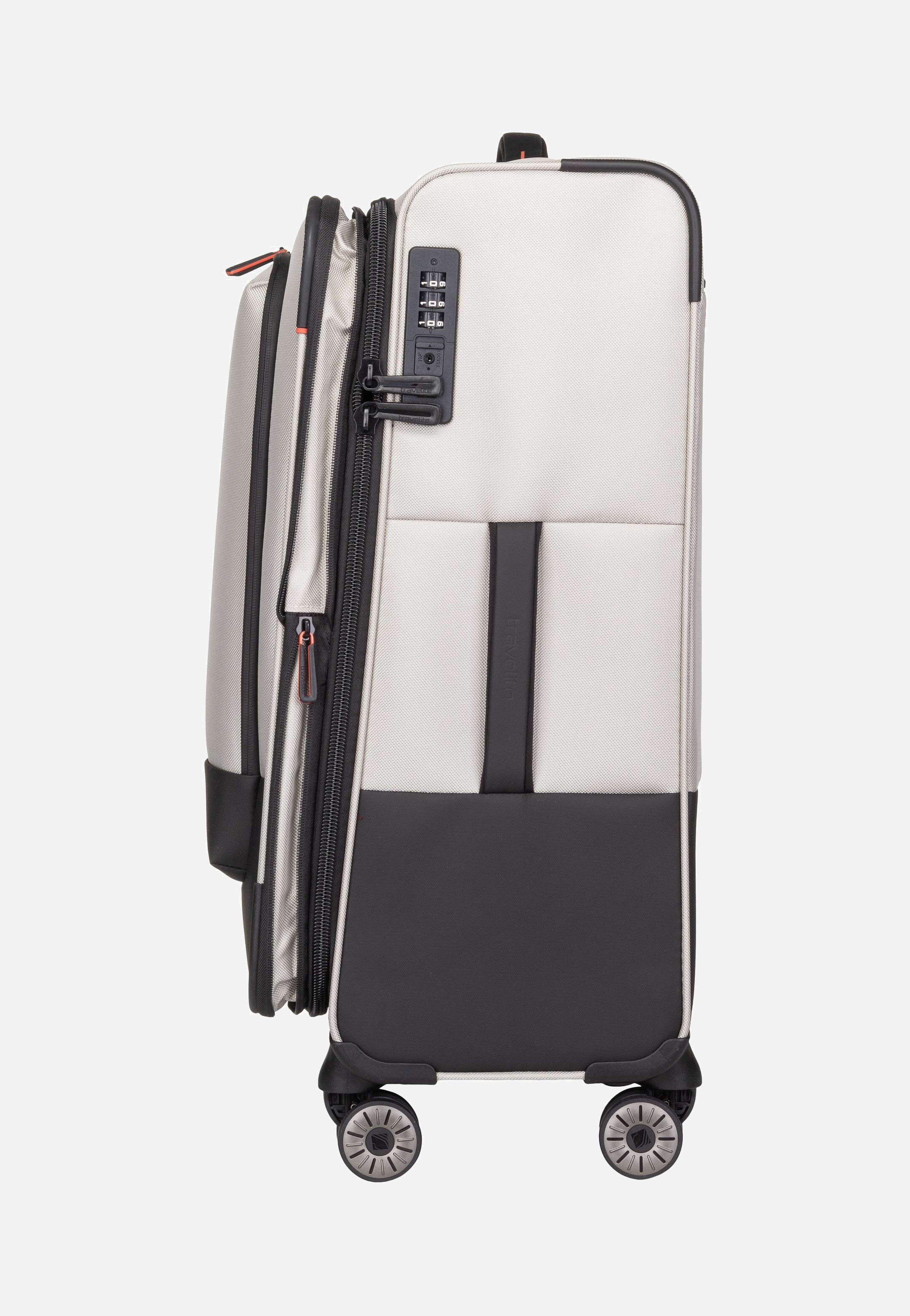 travelite Crosslite 4w Trolley M Natur Koffer