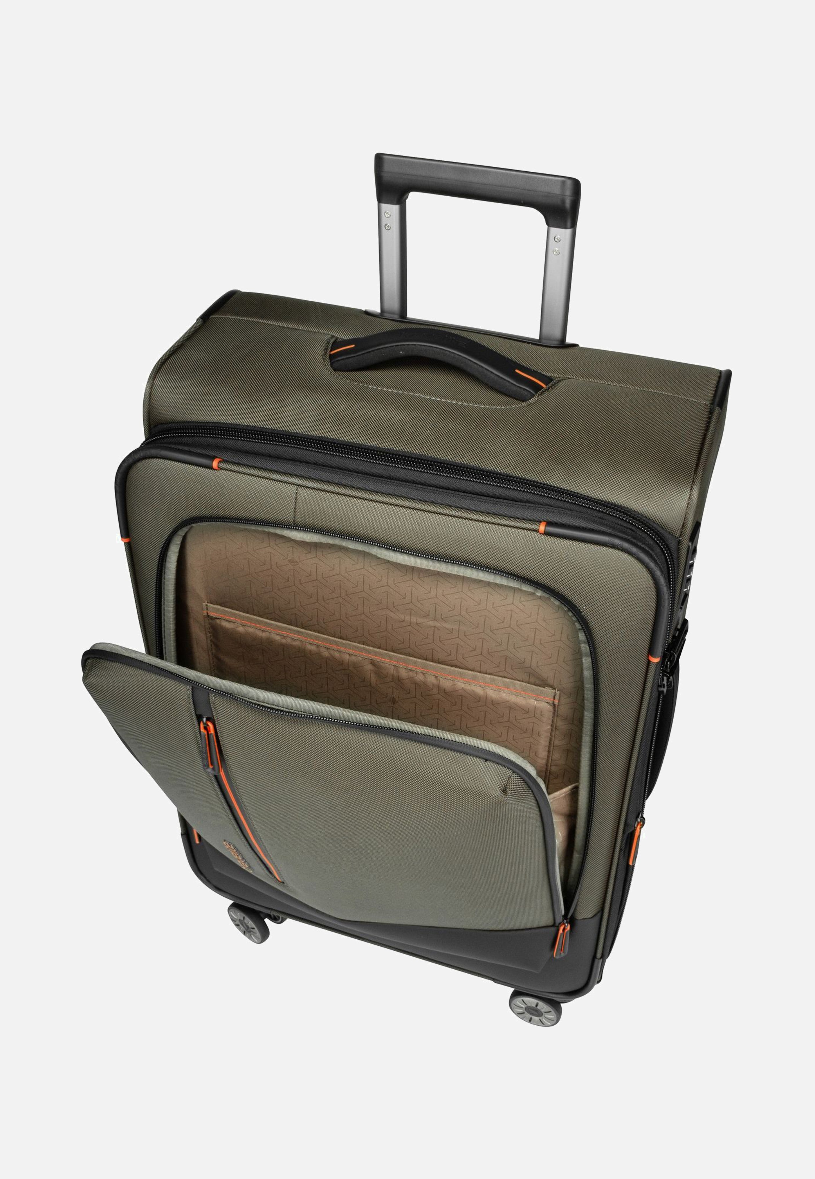 travelite Crosslite 4w Trolley M Oliv Koffer