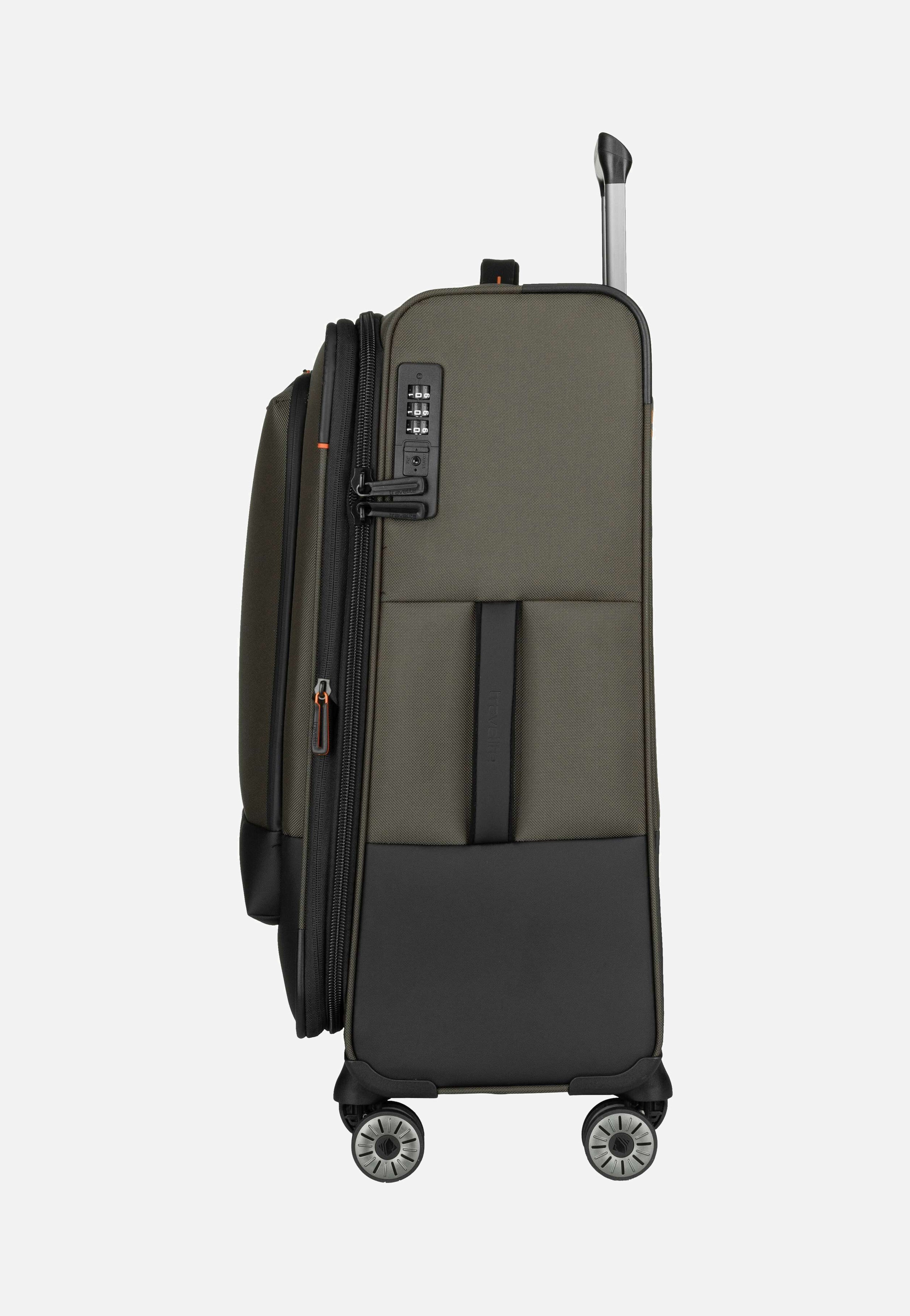 travelite Crosslite 4w Trolley M Oliv Koffer