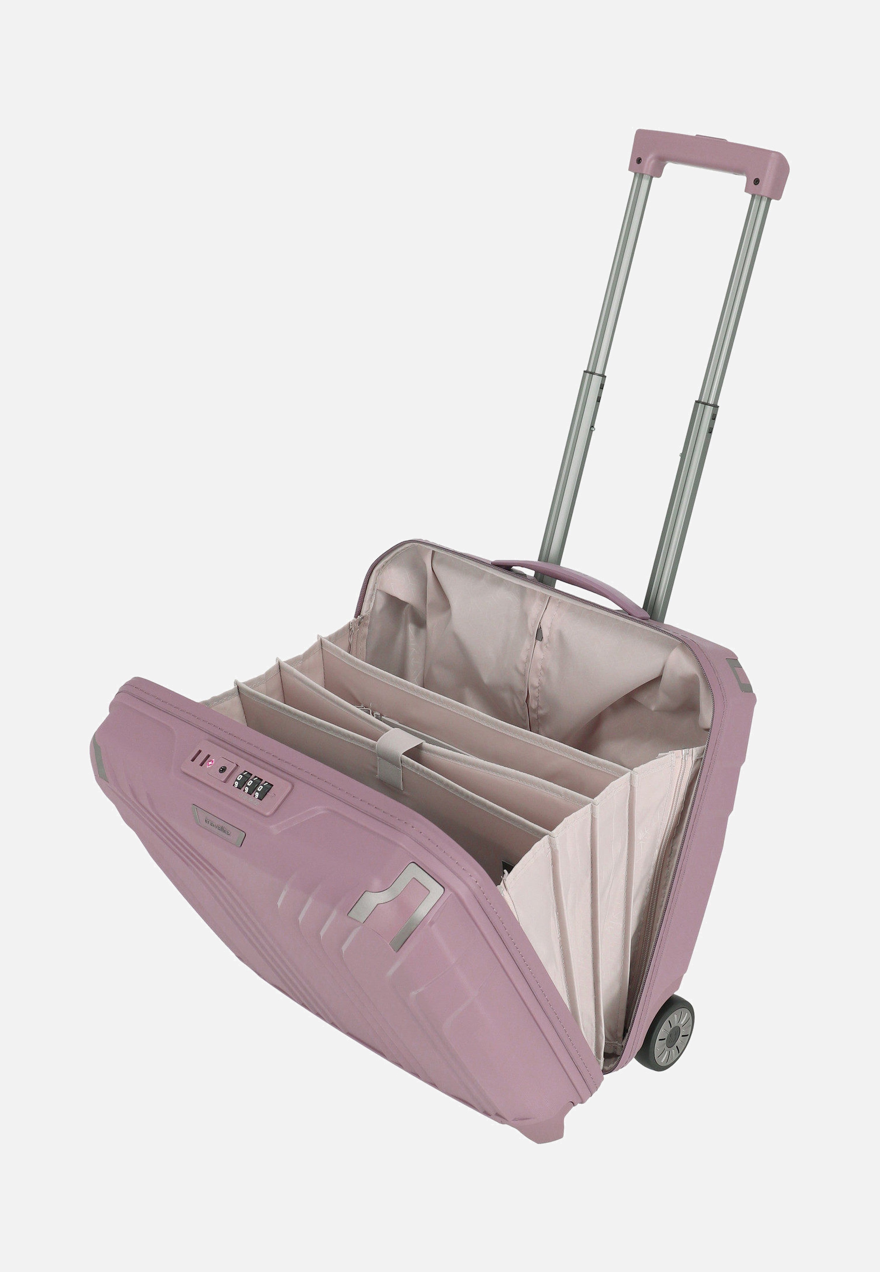 travelite Elvaa Businesswheeler Rosé Pilotenkoffer