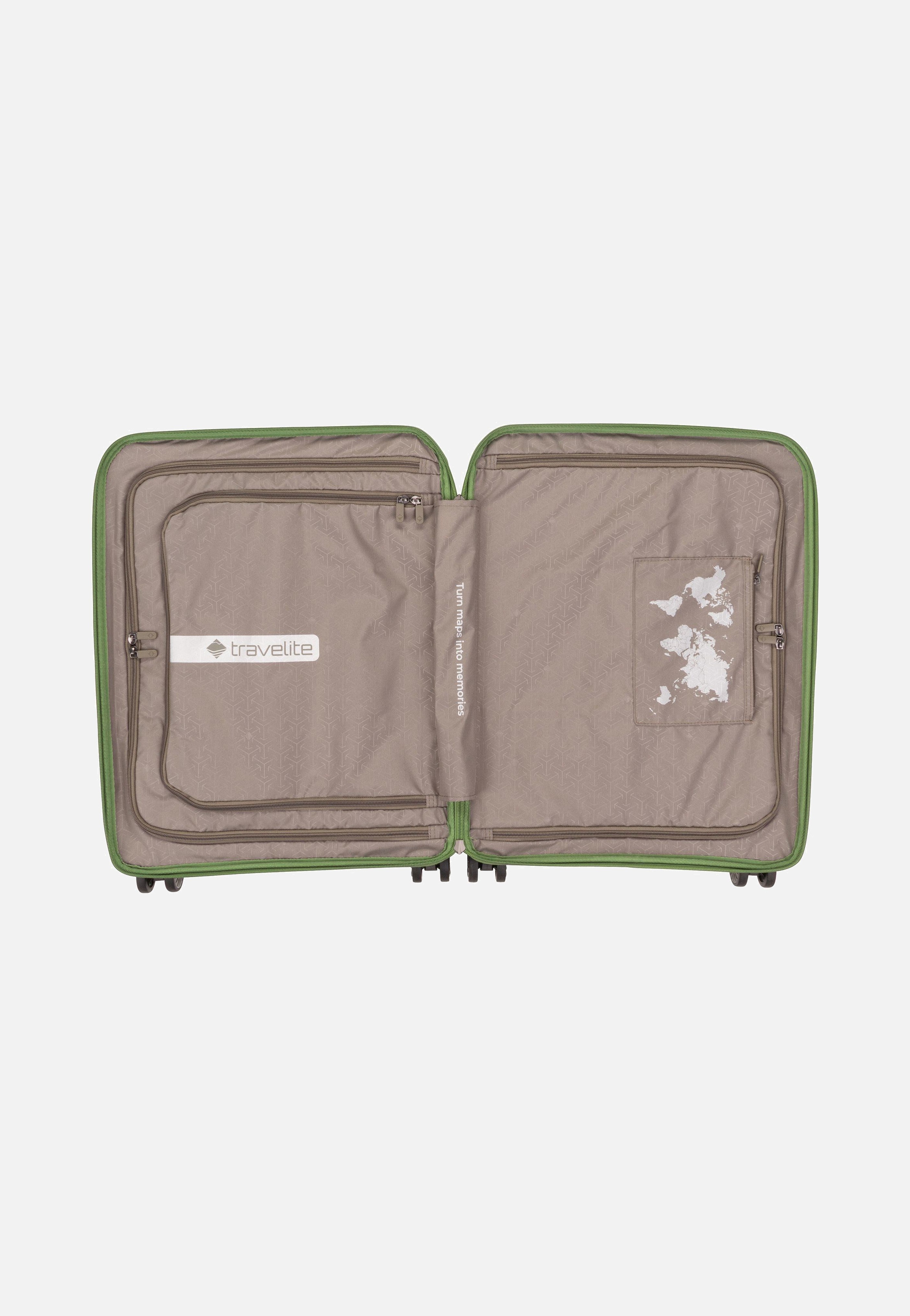 travelite Mooby 4w Trolley S Grün Koffer