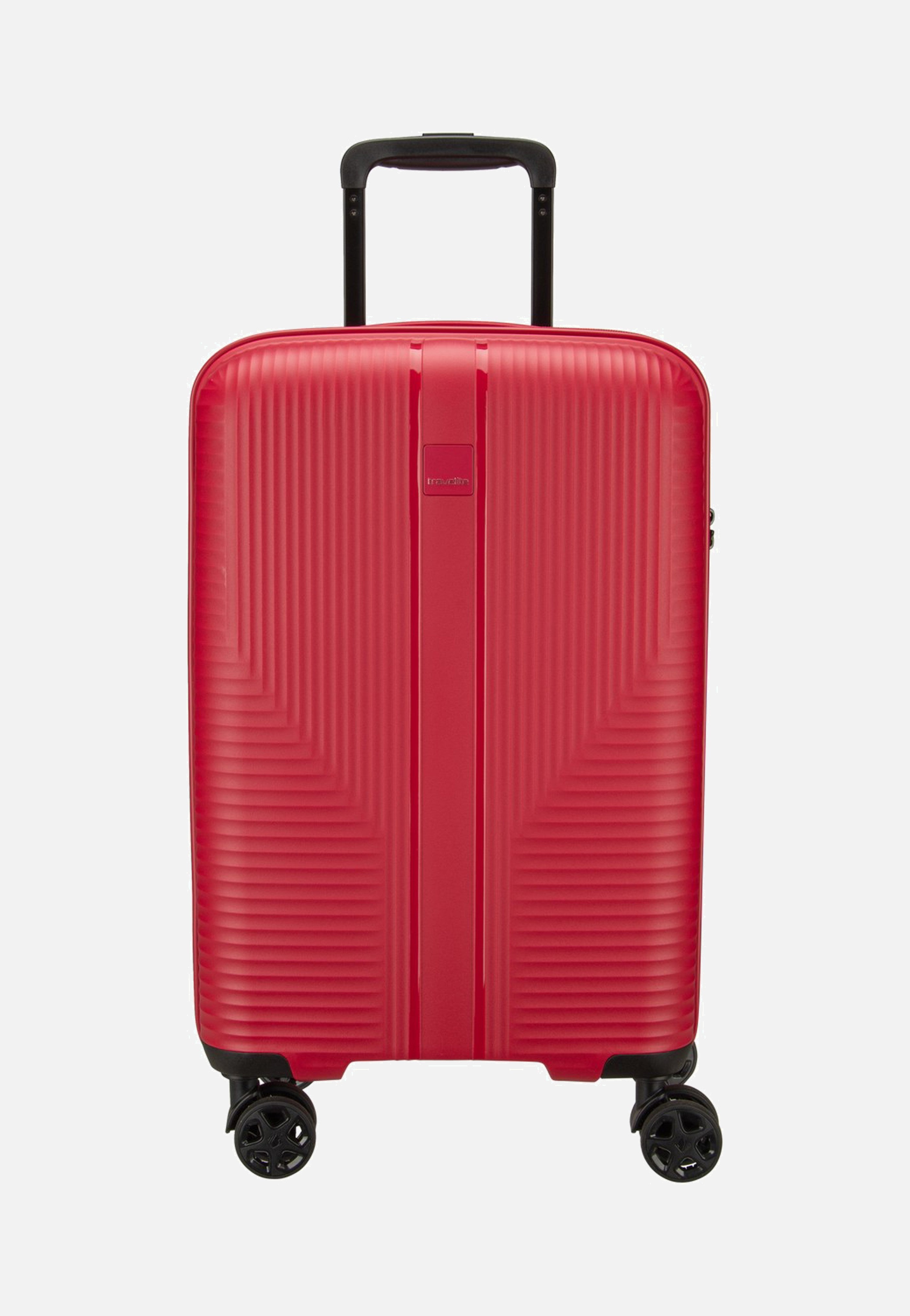 travelite Air Stripe Trolley 4W S Red Koffer