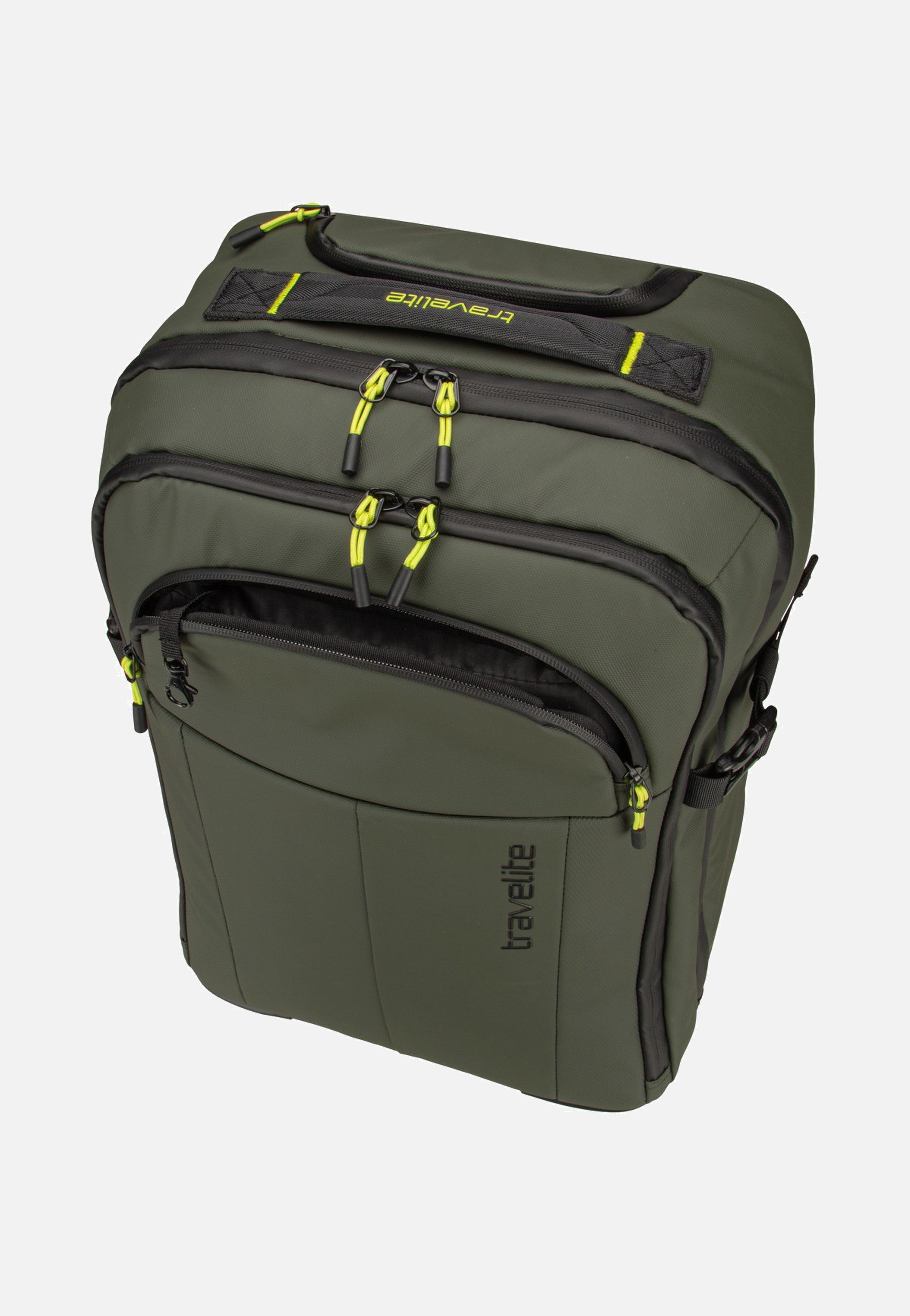 travelite Briize Trolley Backpack 2w Khaki Koffer