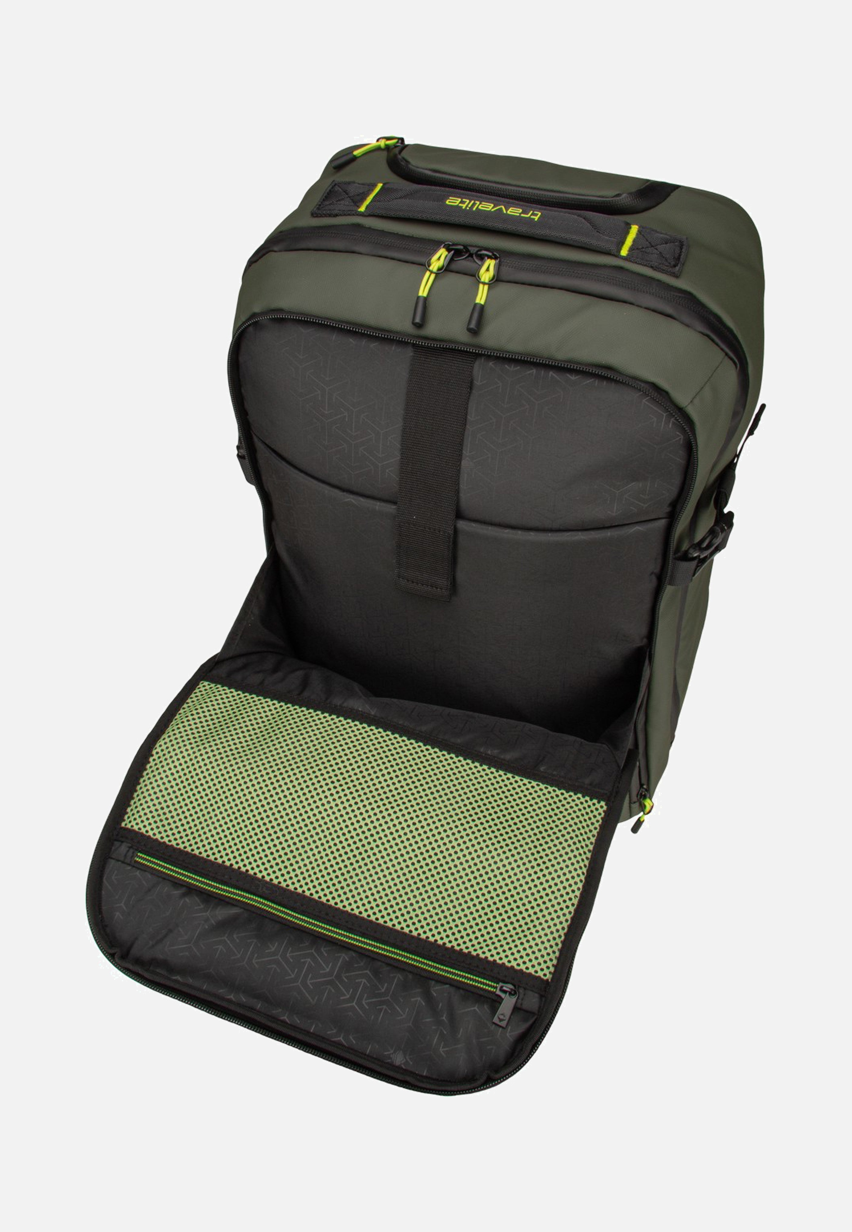 travelite Briize Trolley Backpack 2w Khaki Koffer