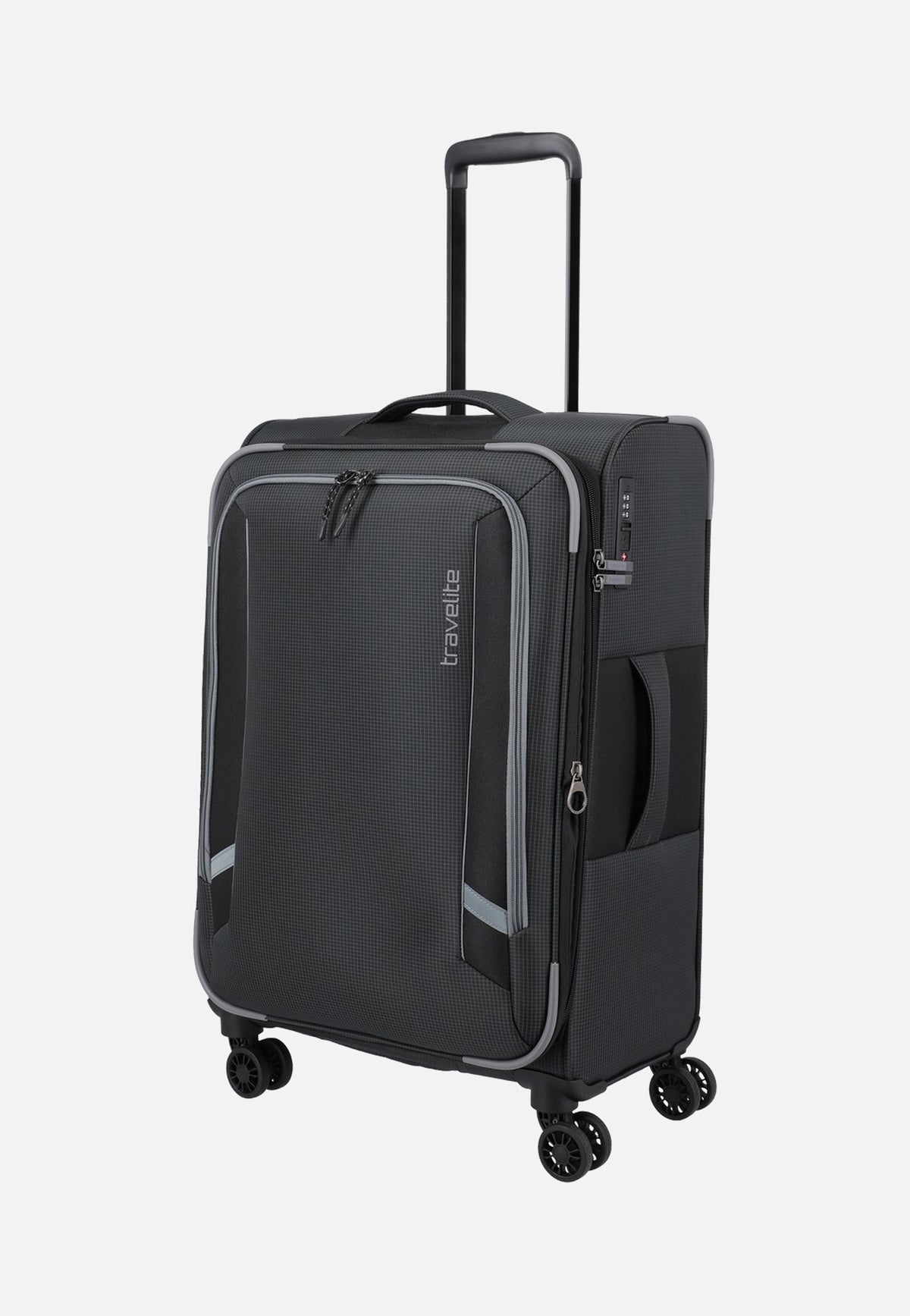 travelite Corsiica 4w Set Lexp/Mexp/Sexp/BB Black Koffer