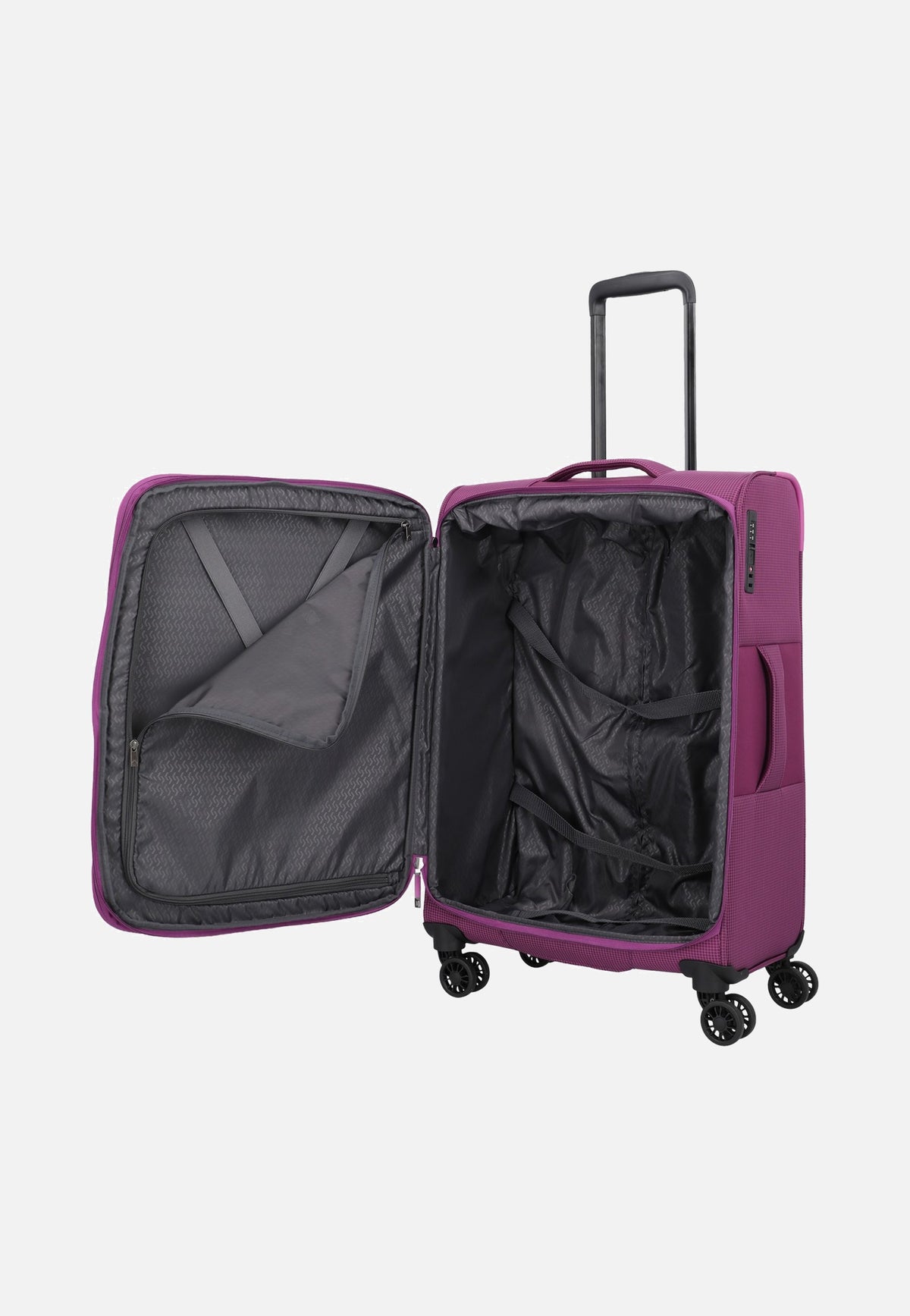 travelite Corsiica 4w Set Lexp/Mexp/Sexp/BB Pink Koffer