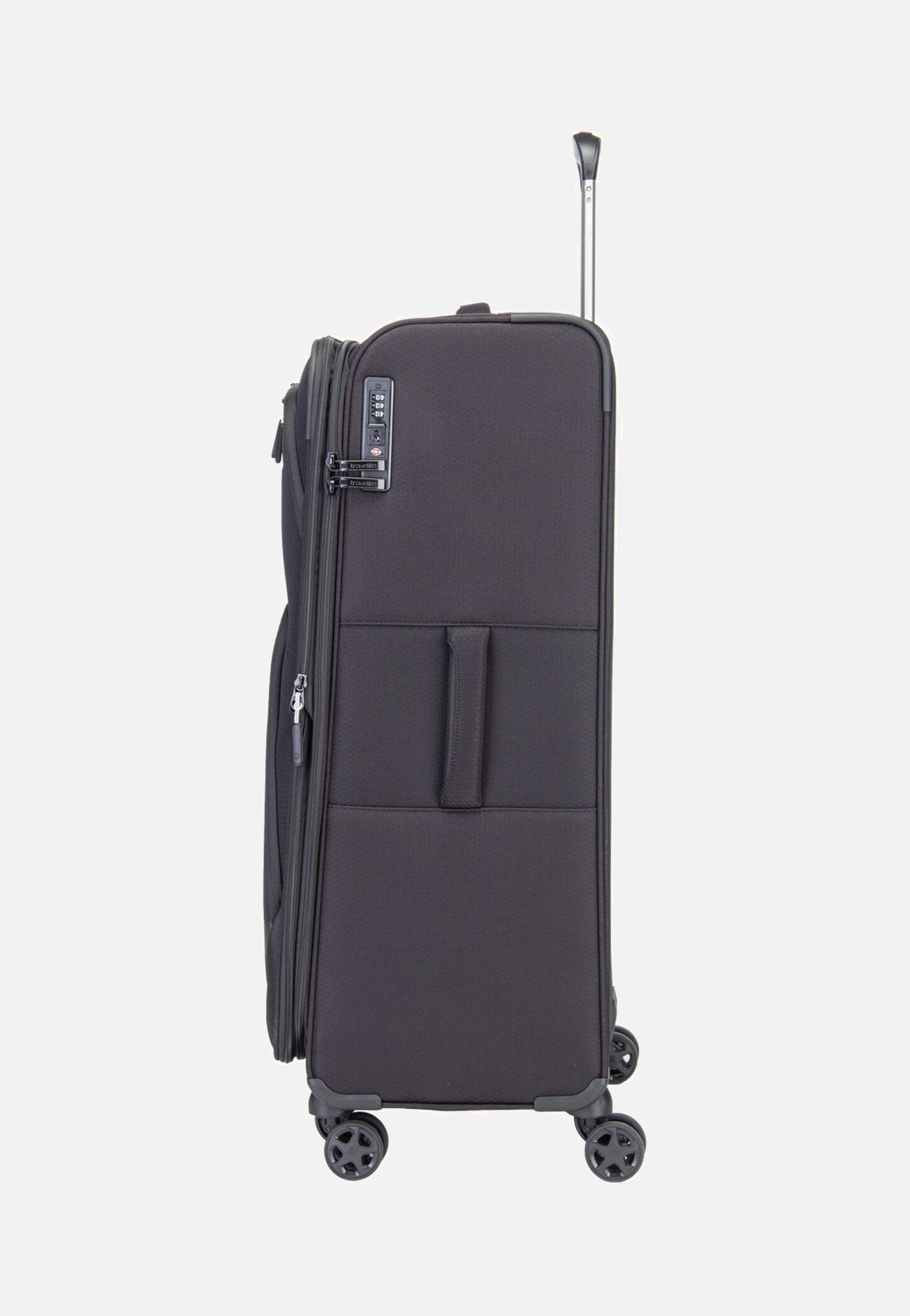 travelite Kick Off Trolley 4W L Exp. Black Koffer