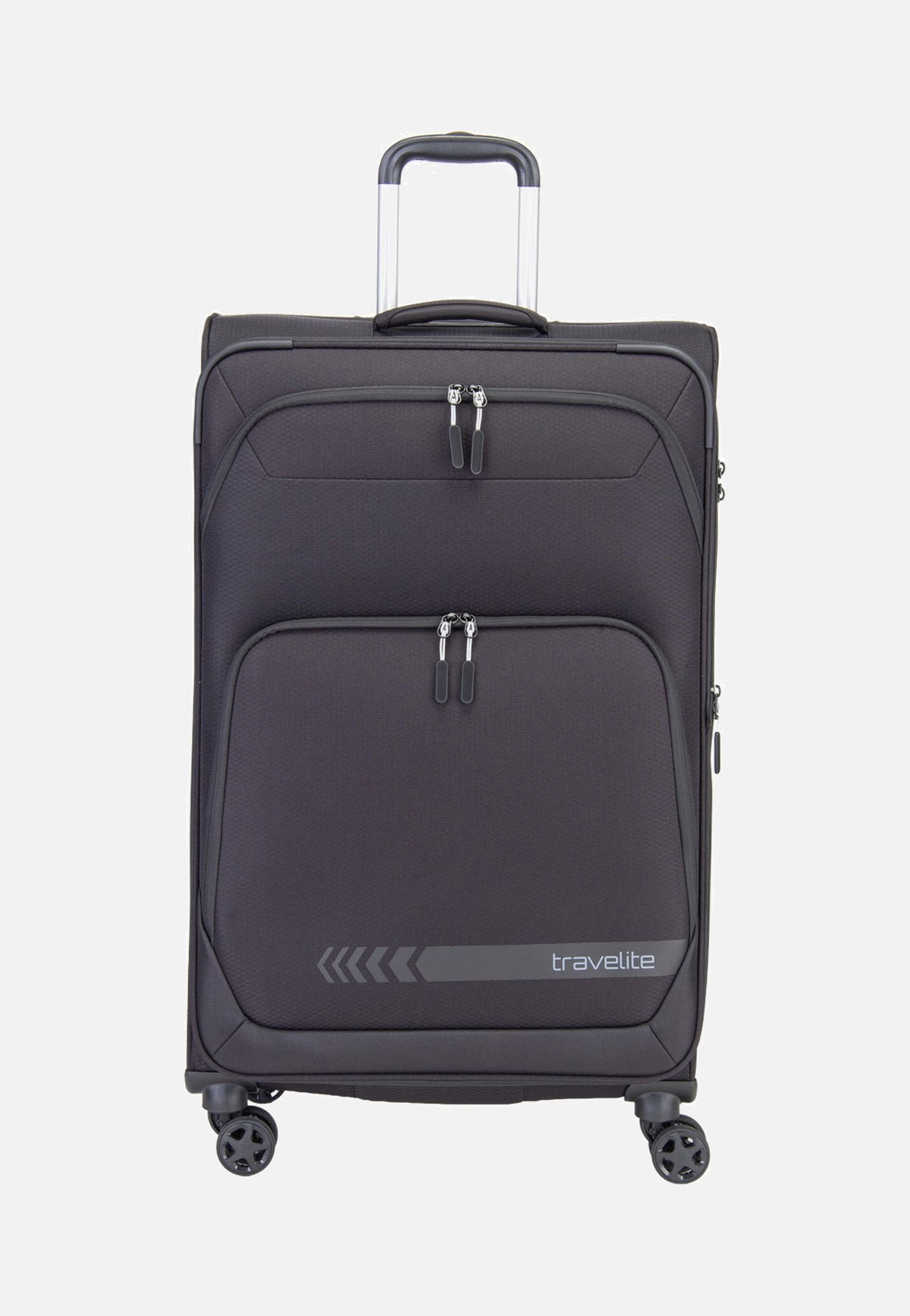 travelite Kick Off Trolley 4W L Exp. Black Koffer