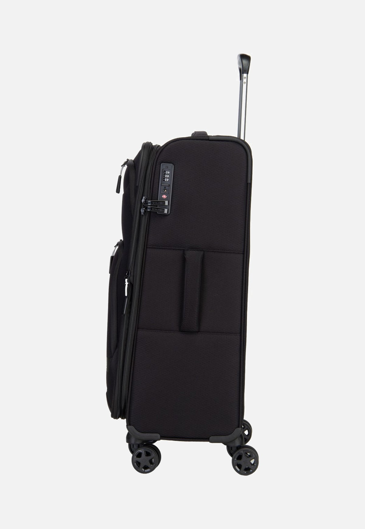 travelite Kick Off Trolley 4W M Exp. Black Koffer