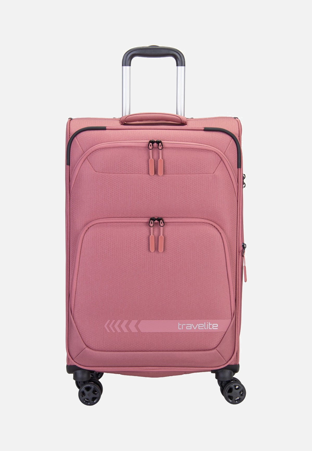 travelite Kick Off Trolley 4W M Exp. Blush Koffer