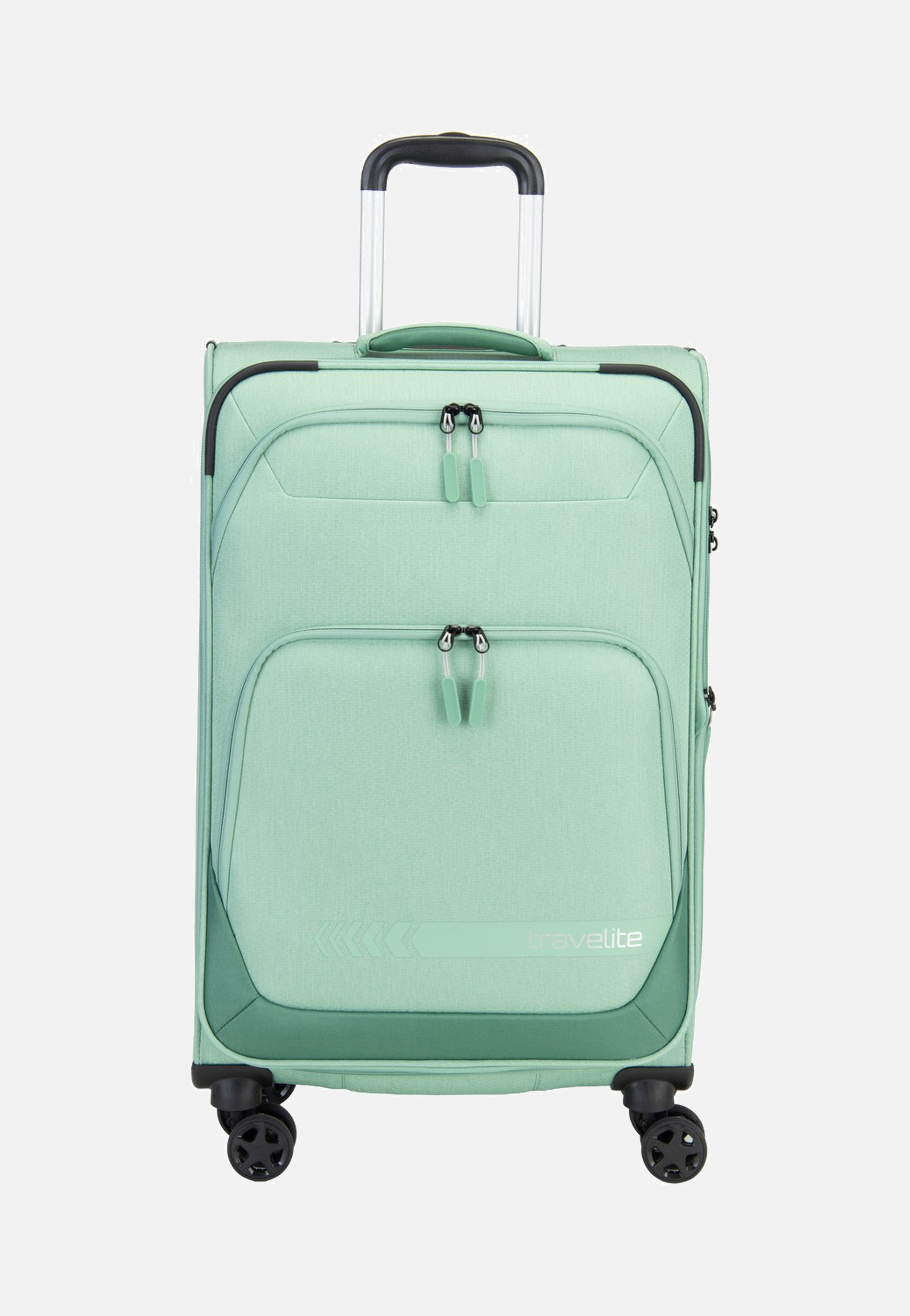 travelite Kick Off Trolley 4W M Exp. Sage Green Koffer