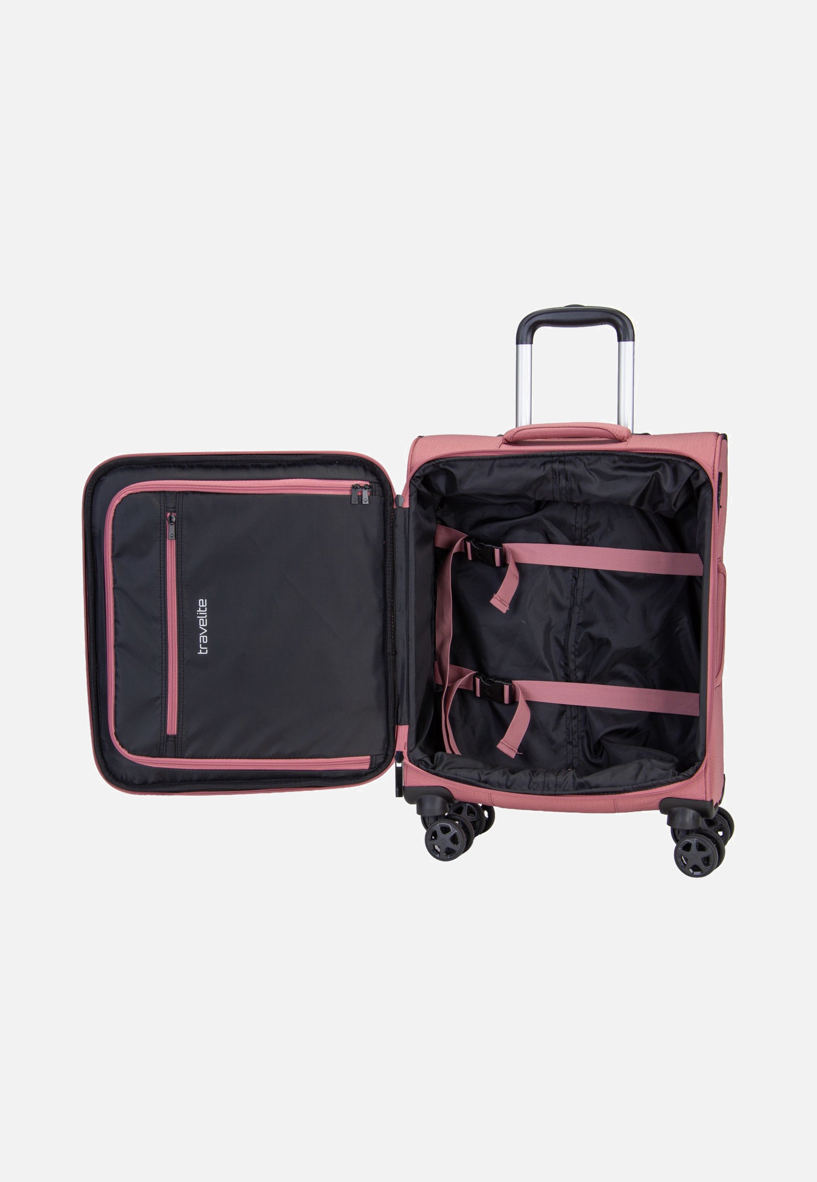 travelite Kick Off Trolley 4W S Blush Koffer
