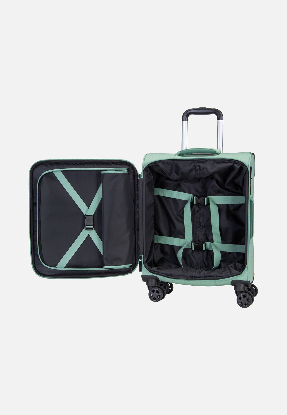 travelite Kick Off Trolley 4W S Sage Green Koffer