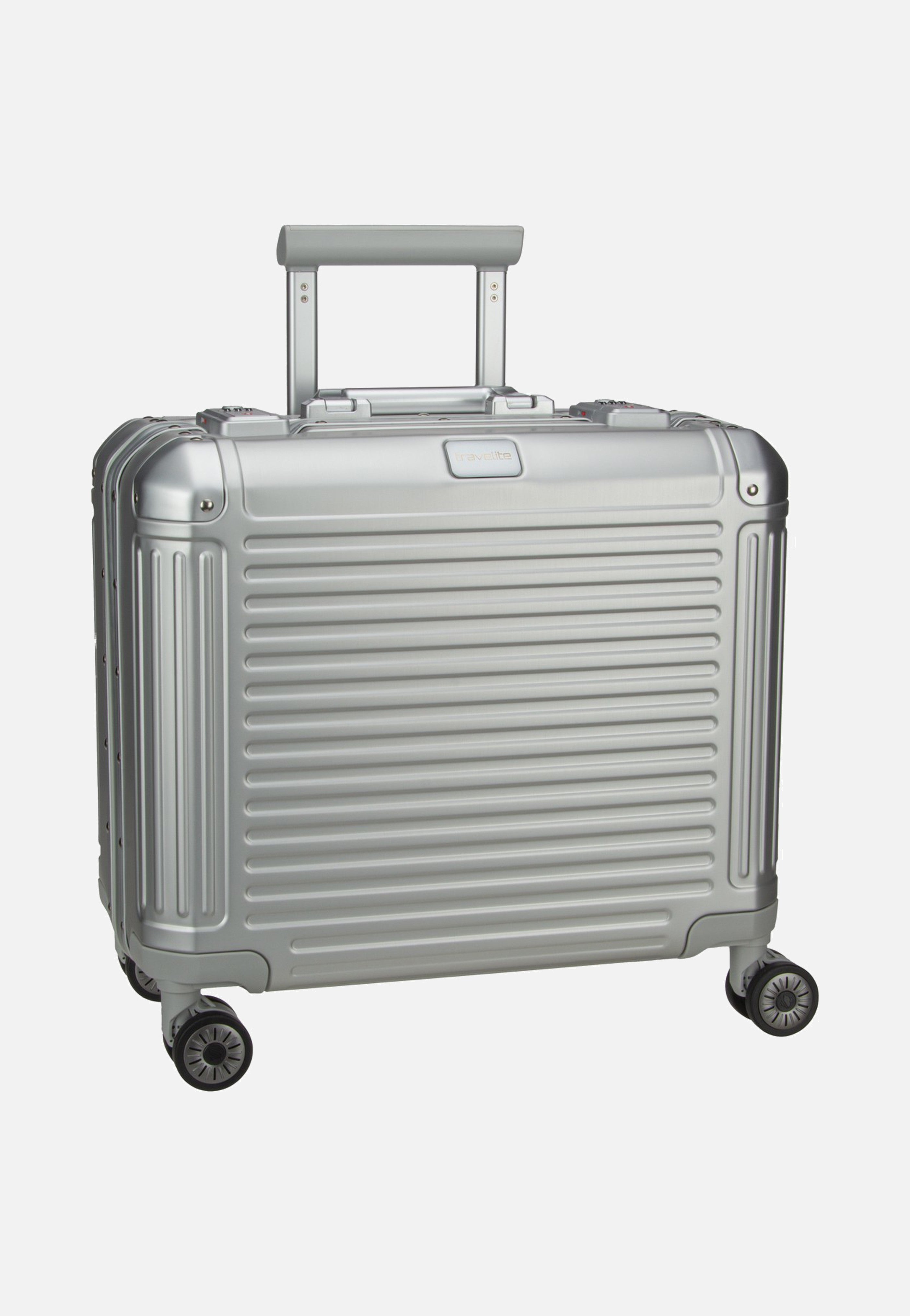 travelite Next 4w Business Wheeler Silber Koffer