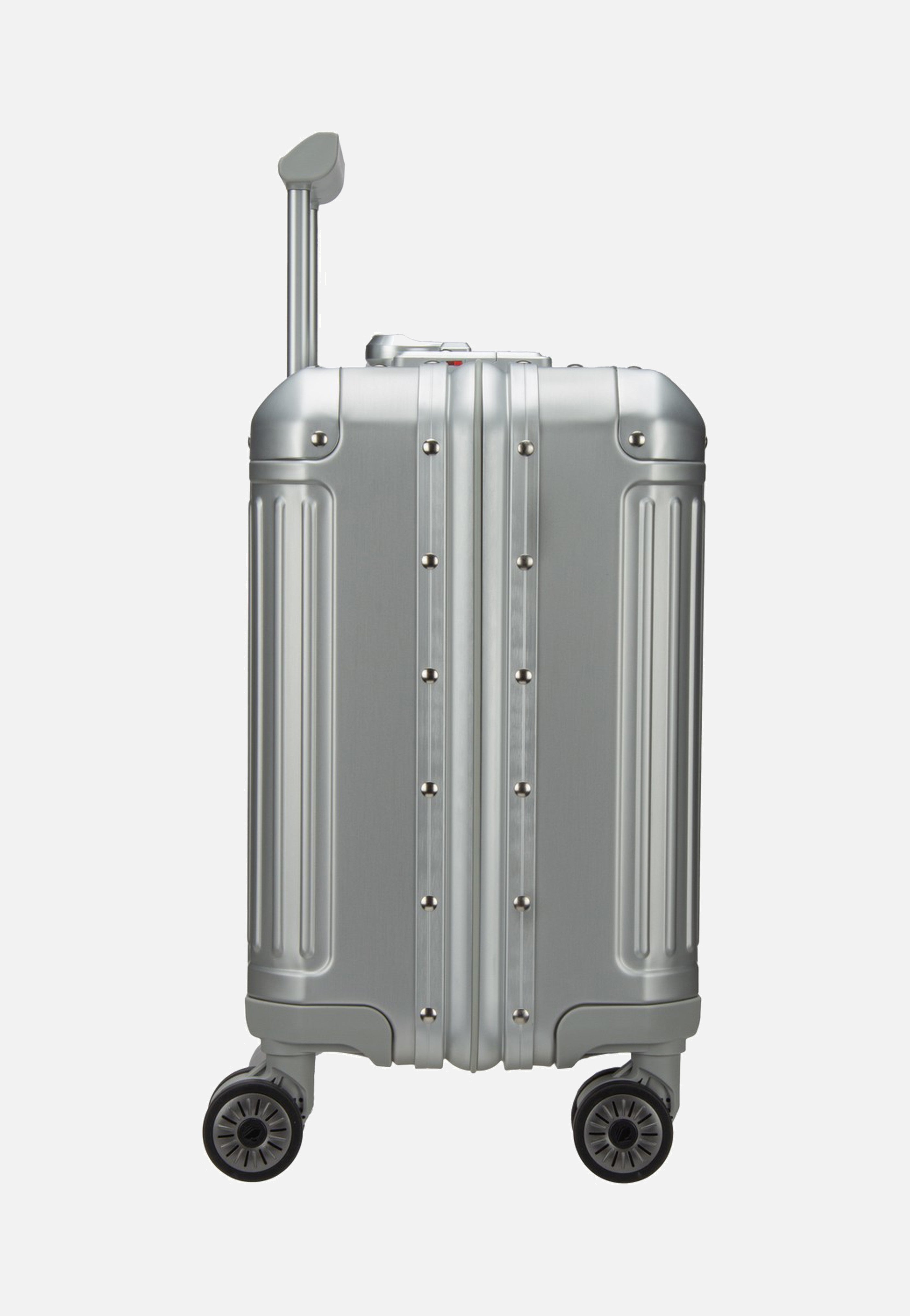 travelite Next 4w Business Wheeler Silber Koffer