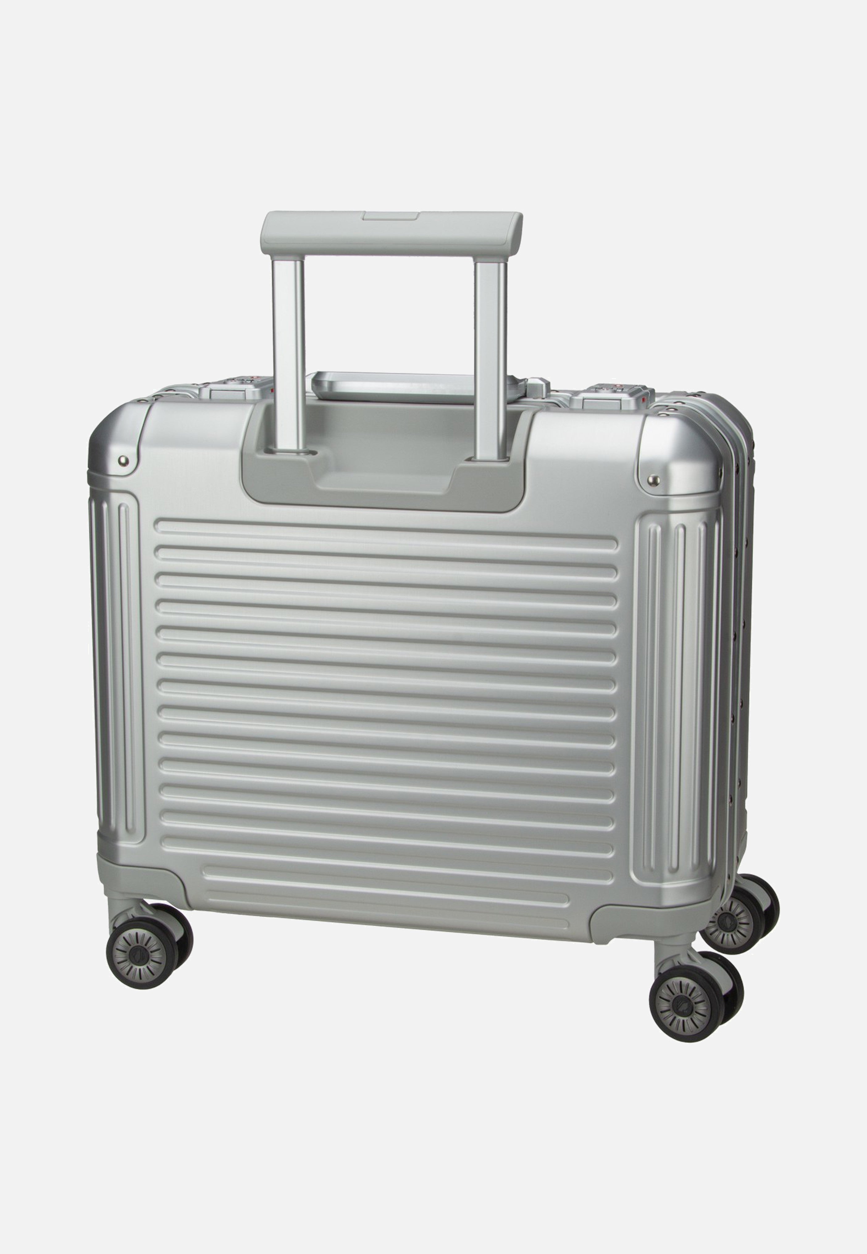 travelite Next 4w Business Wheeler Silber Koffer