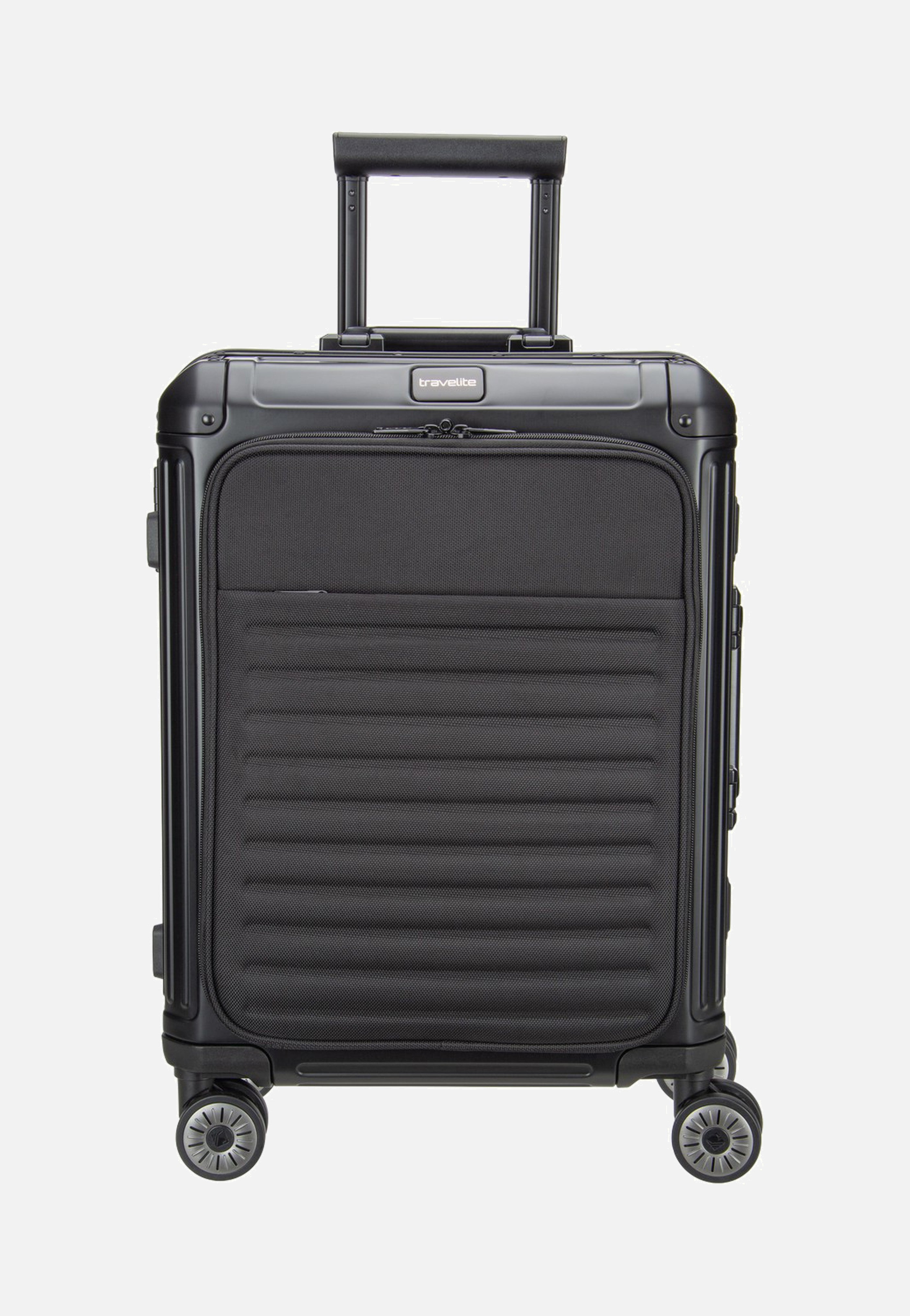 travelite Next 4w Trolley S+ Schwarz Koffer