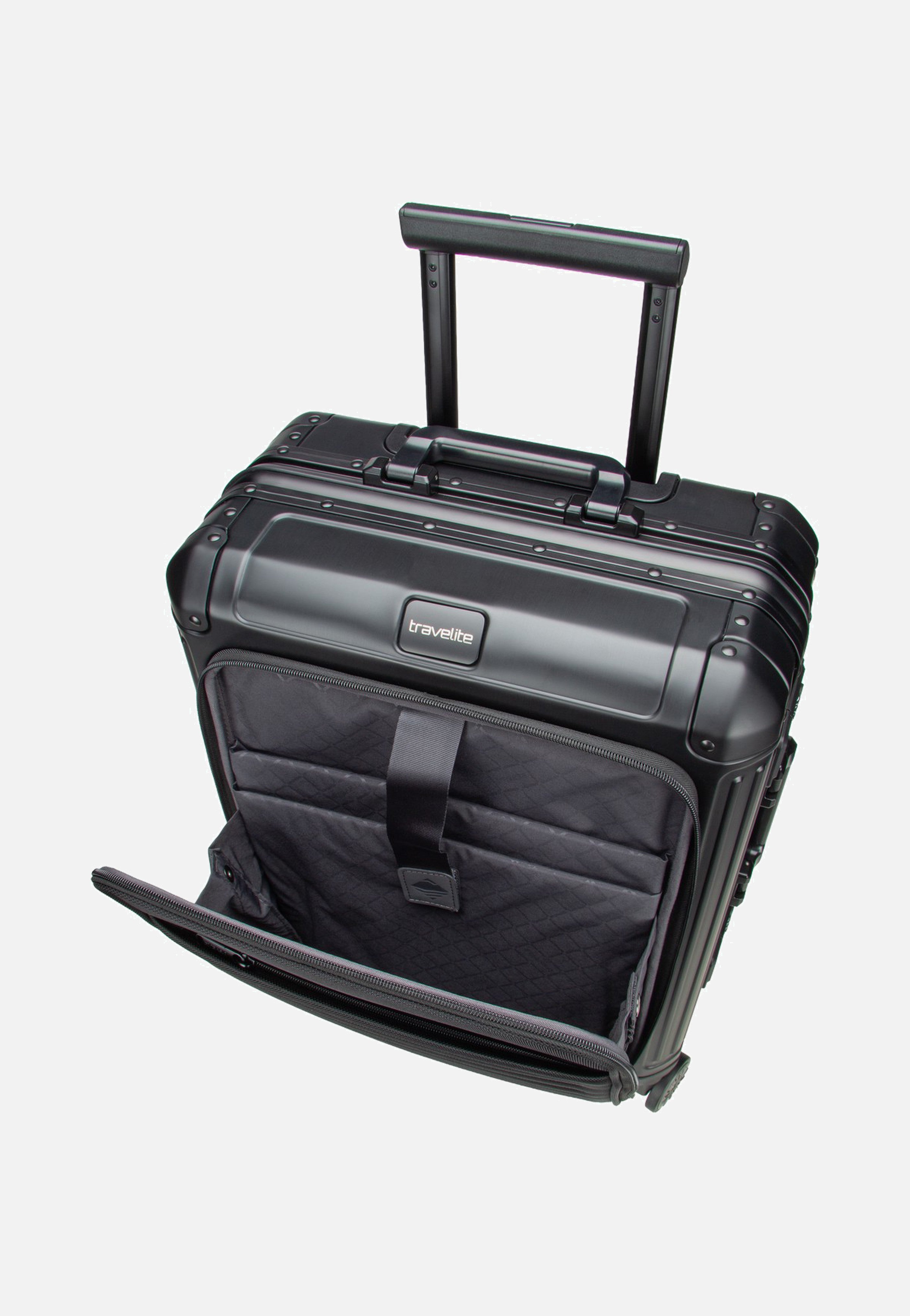 travelite Next 4w Trolley S+ Schwarz Koffer