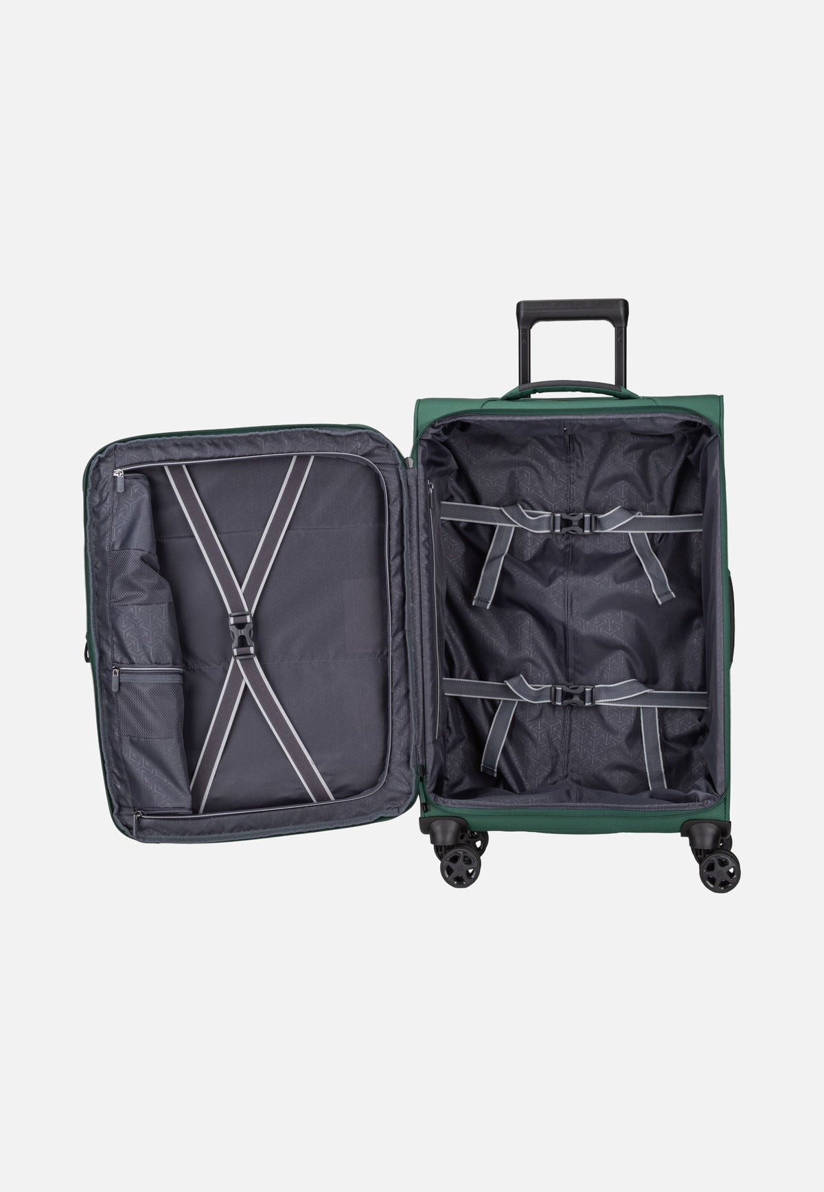 travelite Skaii Trolley 4w M exp. Green Koffer