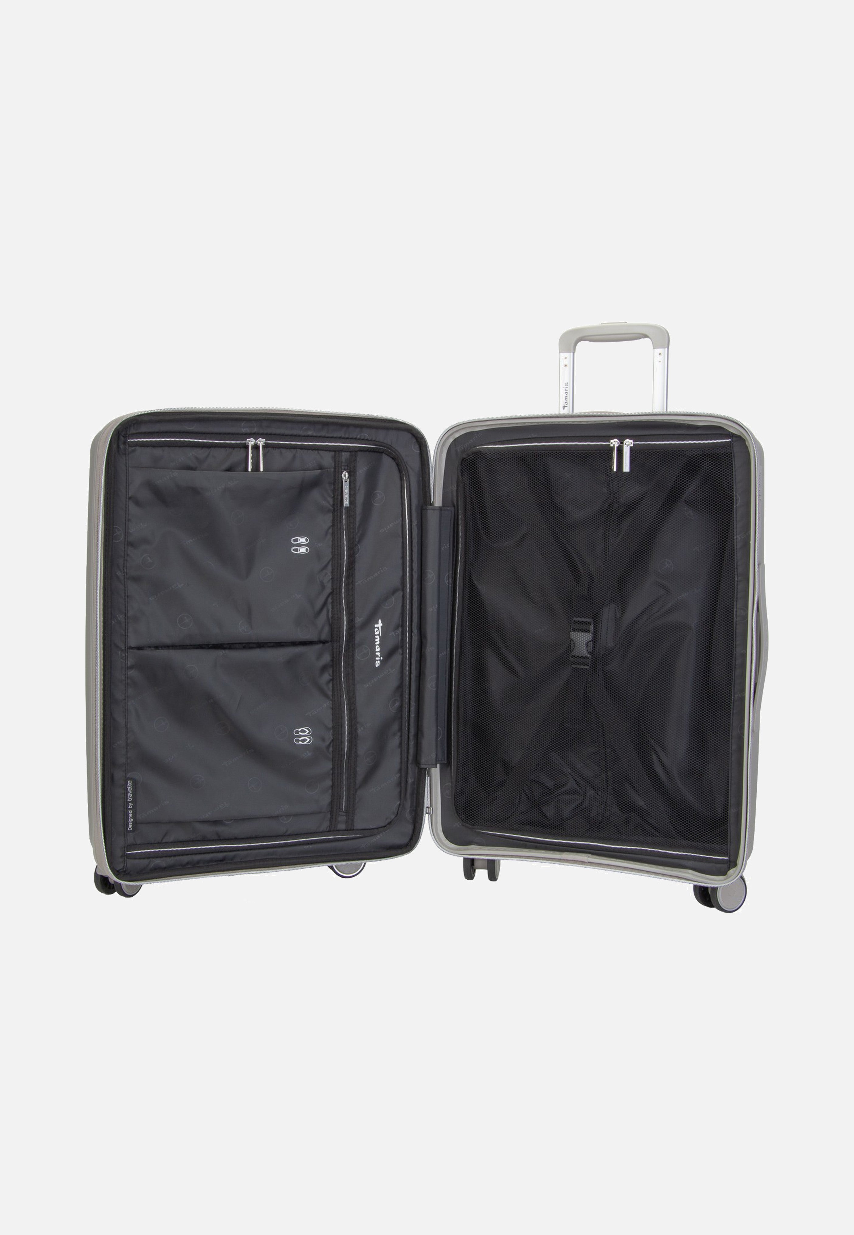 travelite x Tamaris Voyaage Trolley 4w M exp. Sand Suitcase