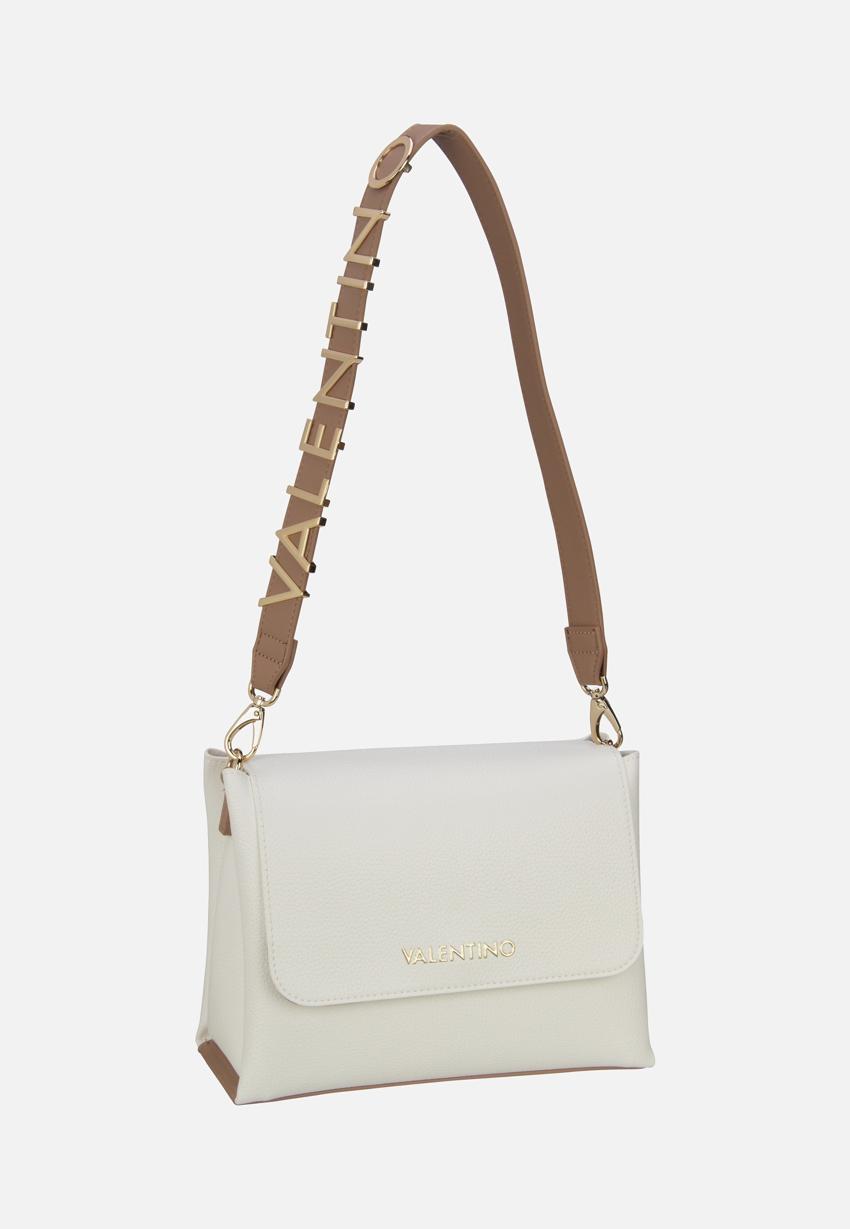 Valentino Alexia Cartella 803 Bianco/Cuoio Evening Bag
