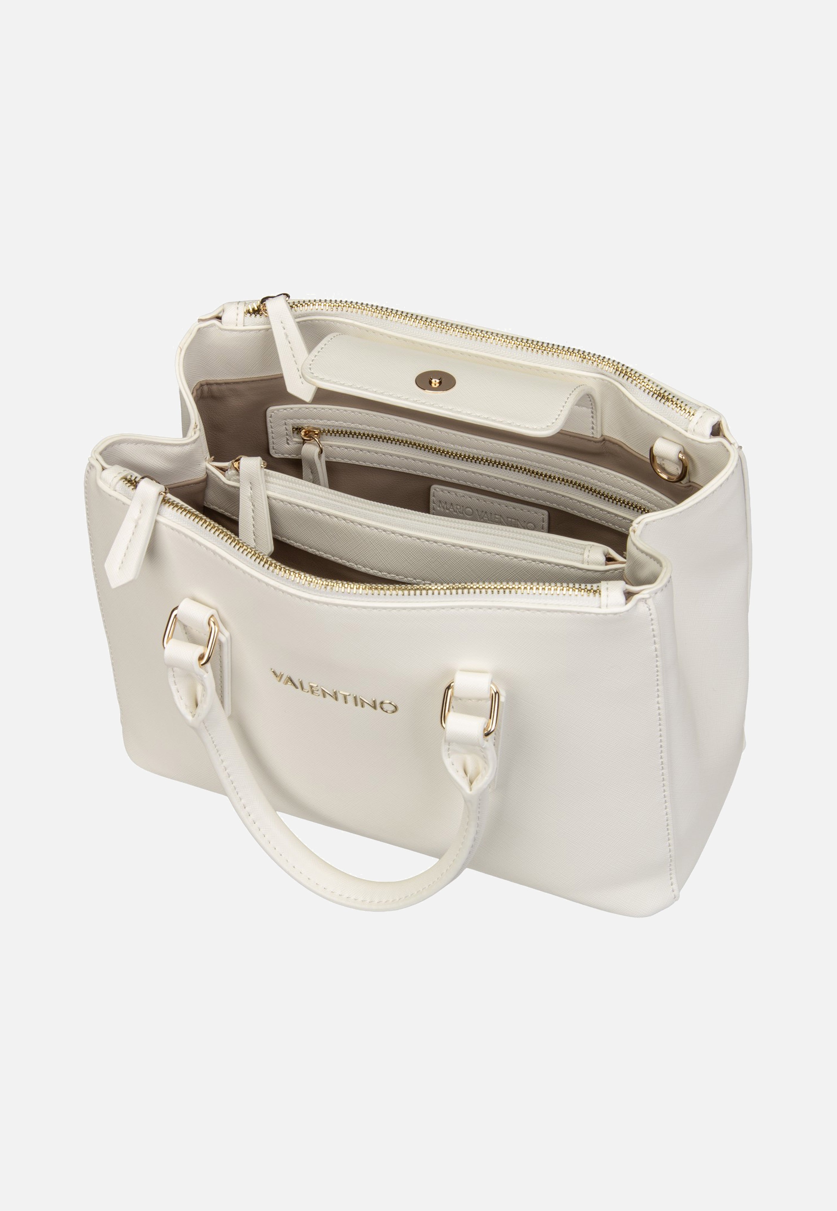 Valentino Zero Re Shopping 302 Bianco Satchel