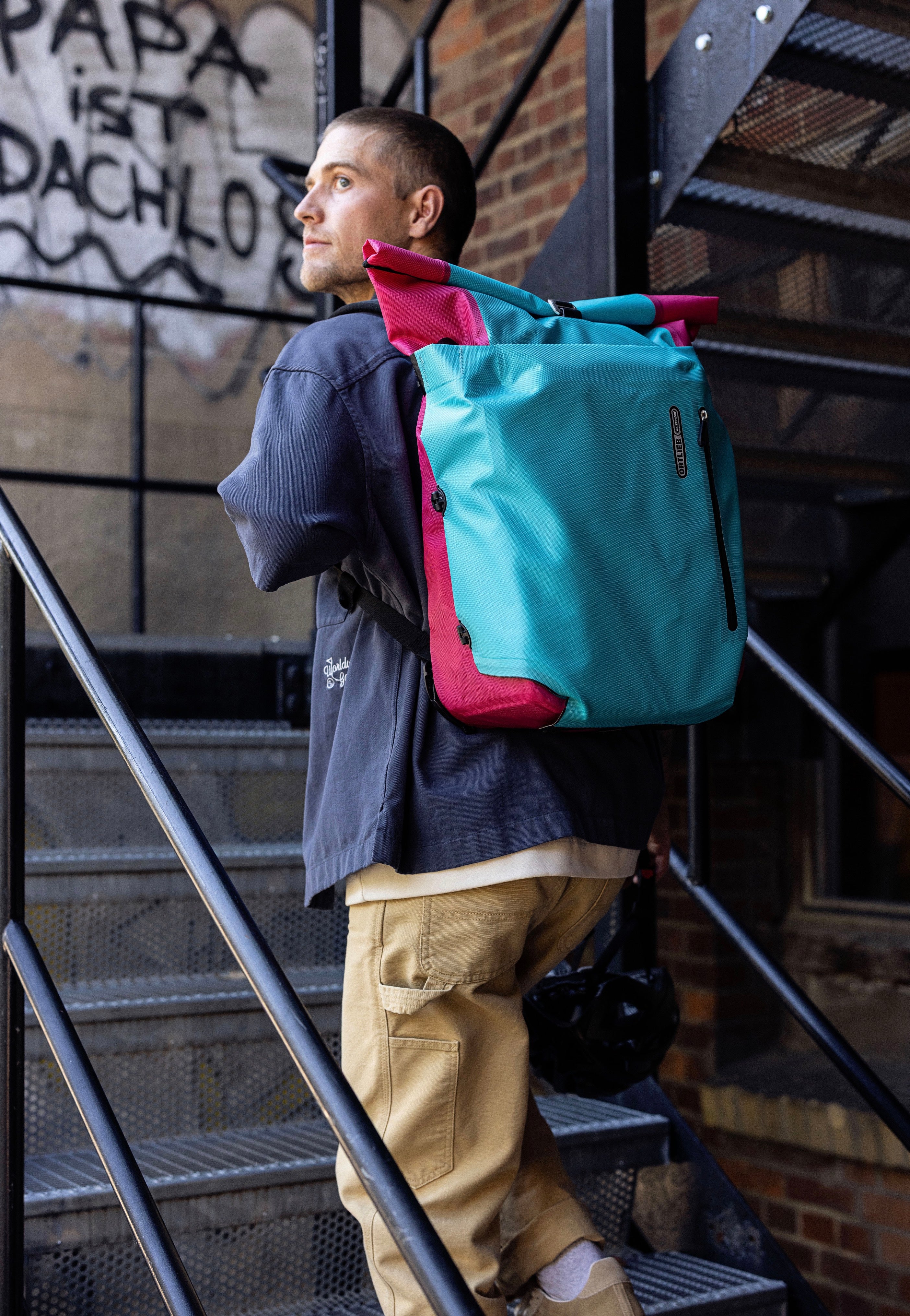 ORTLIEB Vario Cyber 26 Cyber QL2.1 Blue/Pink Bag