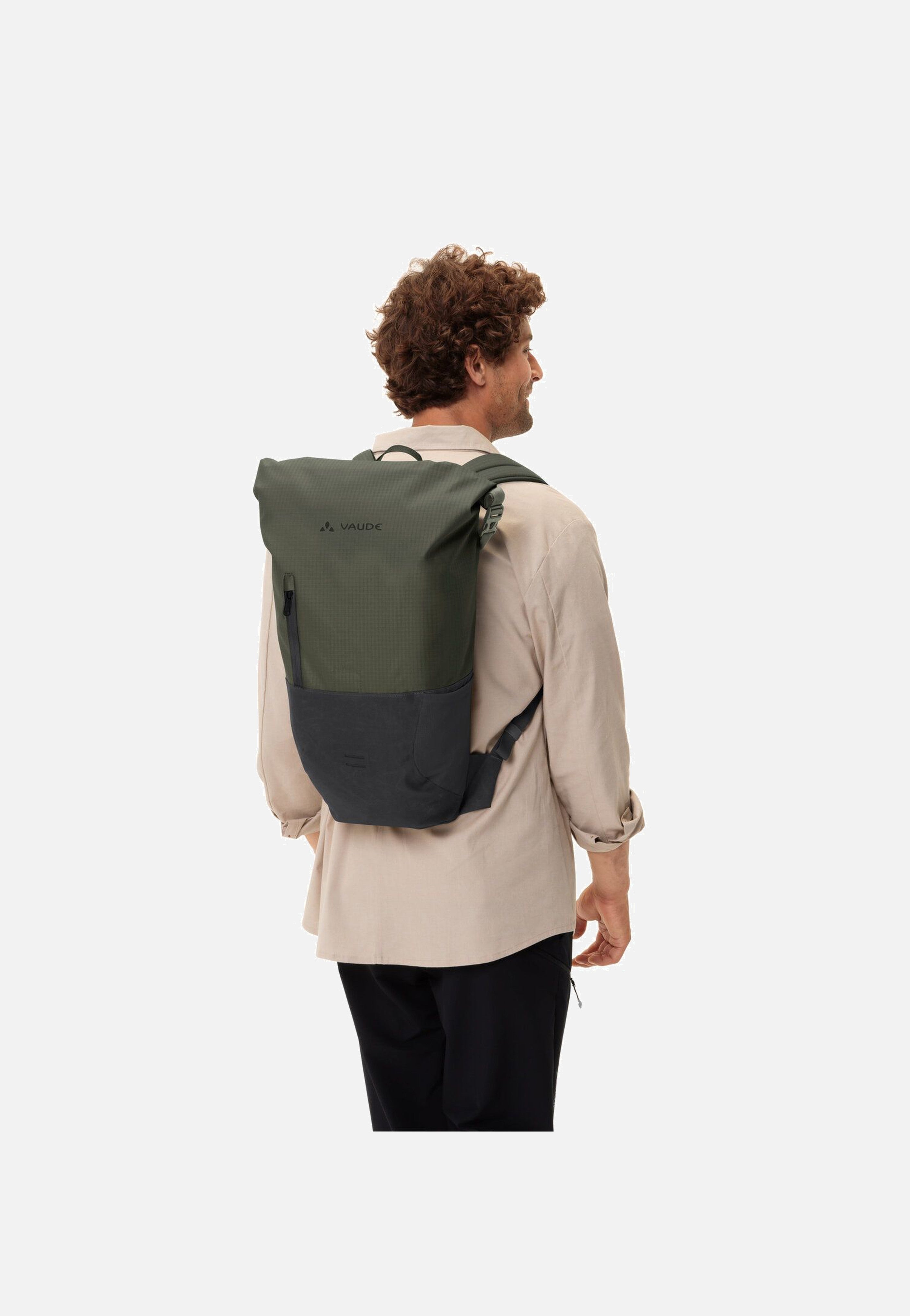 Vaude CityGo 18 Khaki Rolltop Rucksack