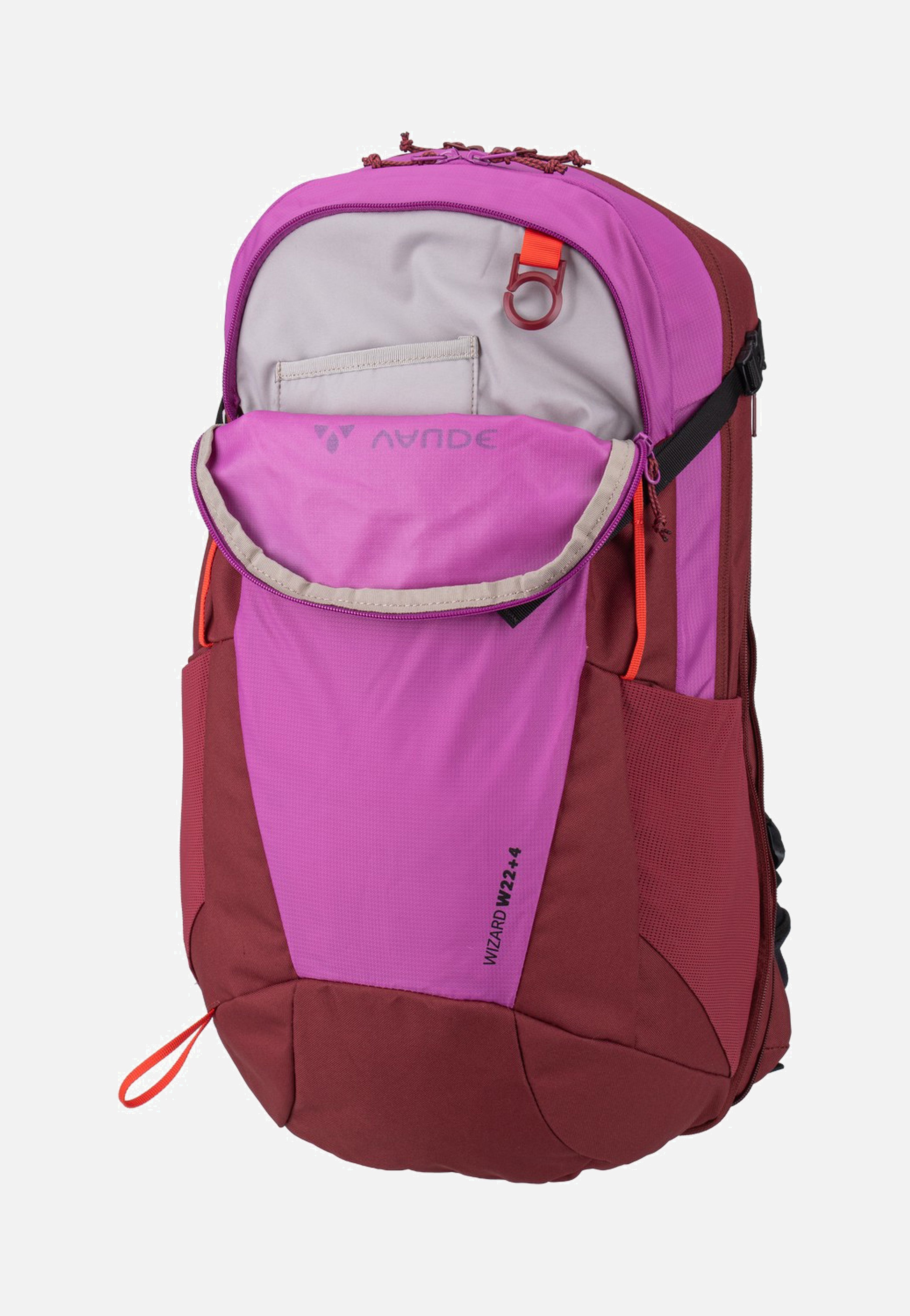 Vaude Women's Wizard 22+4 Magenta Hiking Rucksack