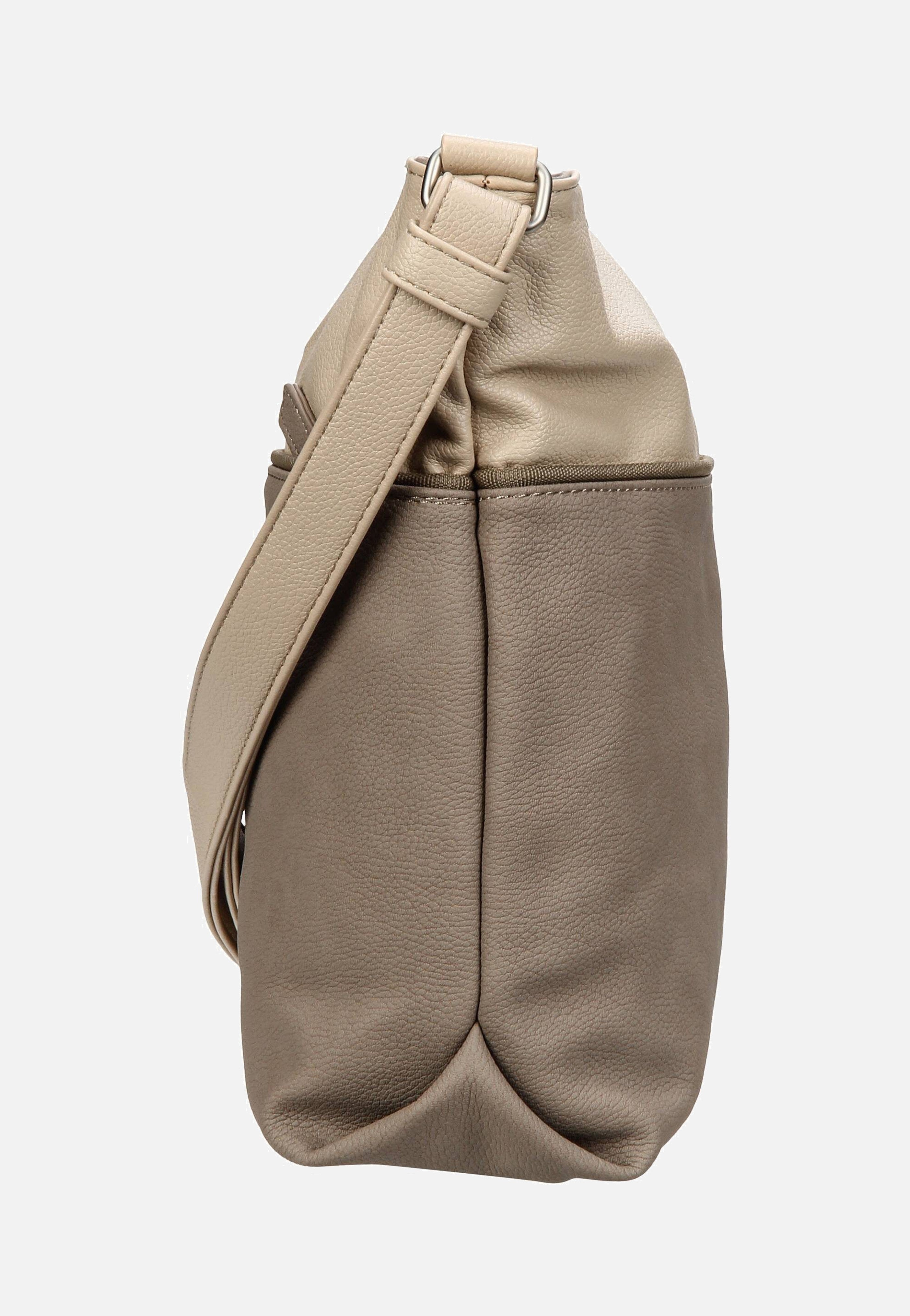 zwei Jana J10 Nubuk/Cappucino Beuteltasche