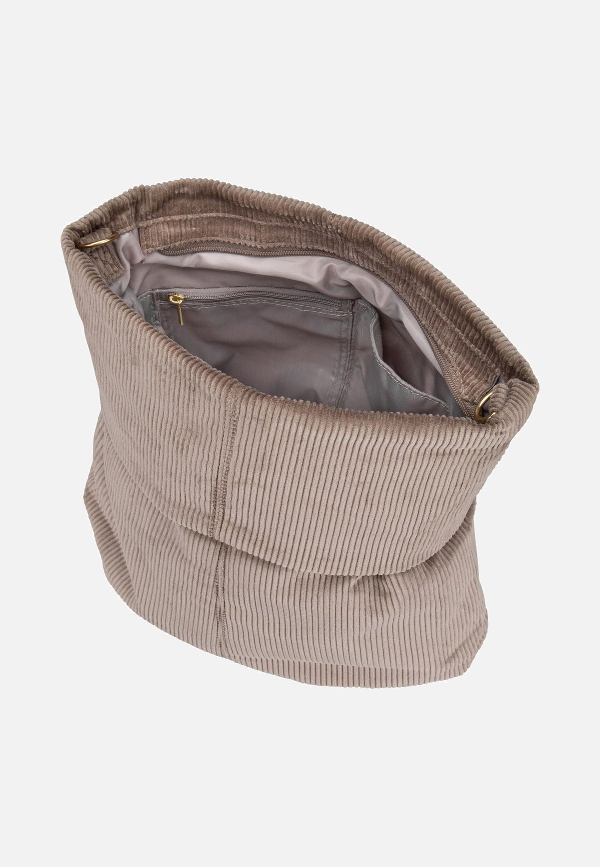 zwei Mademoiselle M12 Cord/Mocca Hobo Bag