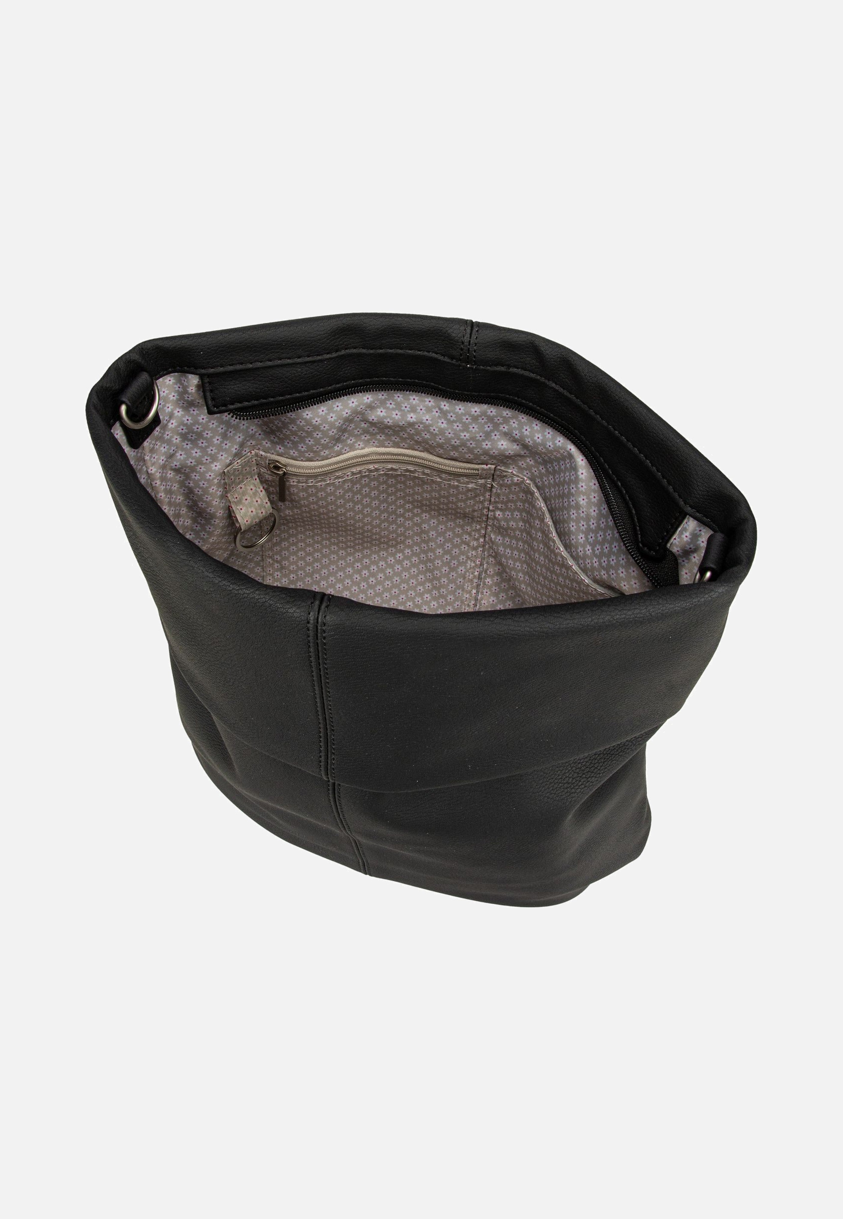 zwei Mademoiselle M12 Nubuk/Black Hobo Bag