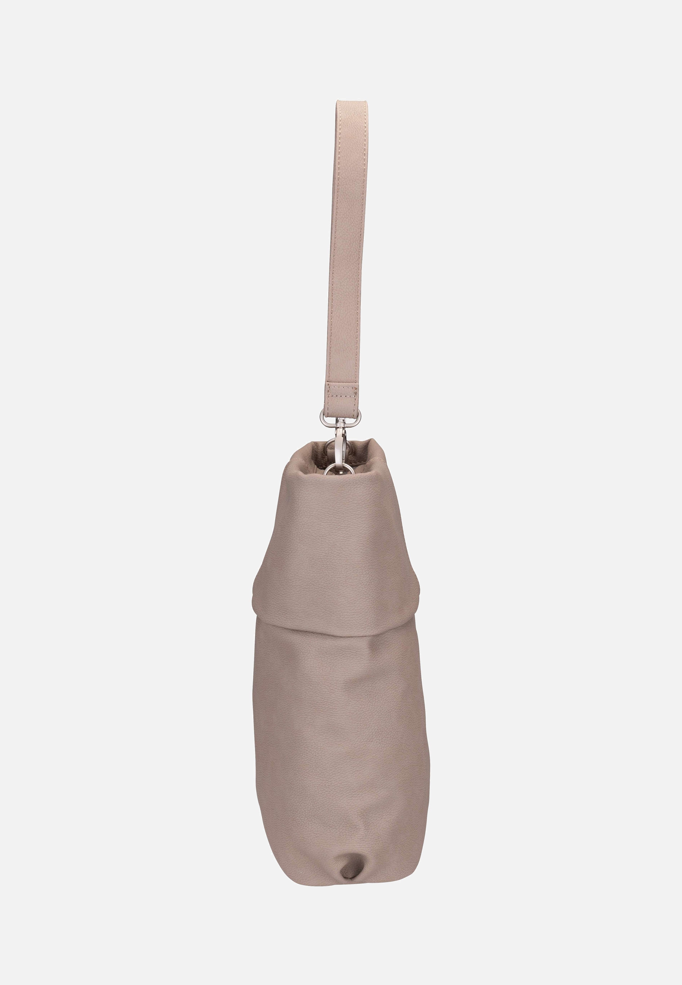zwei Mademoiselle M12 Nubuk/Cappucino Hobo Bag
