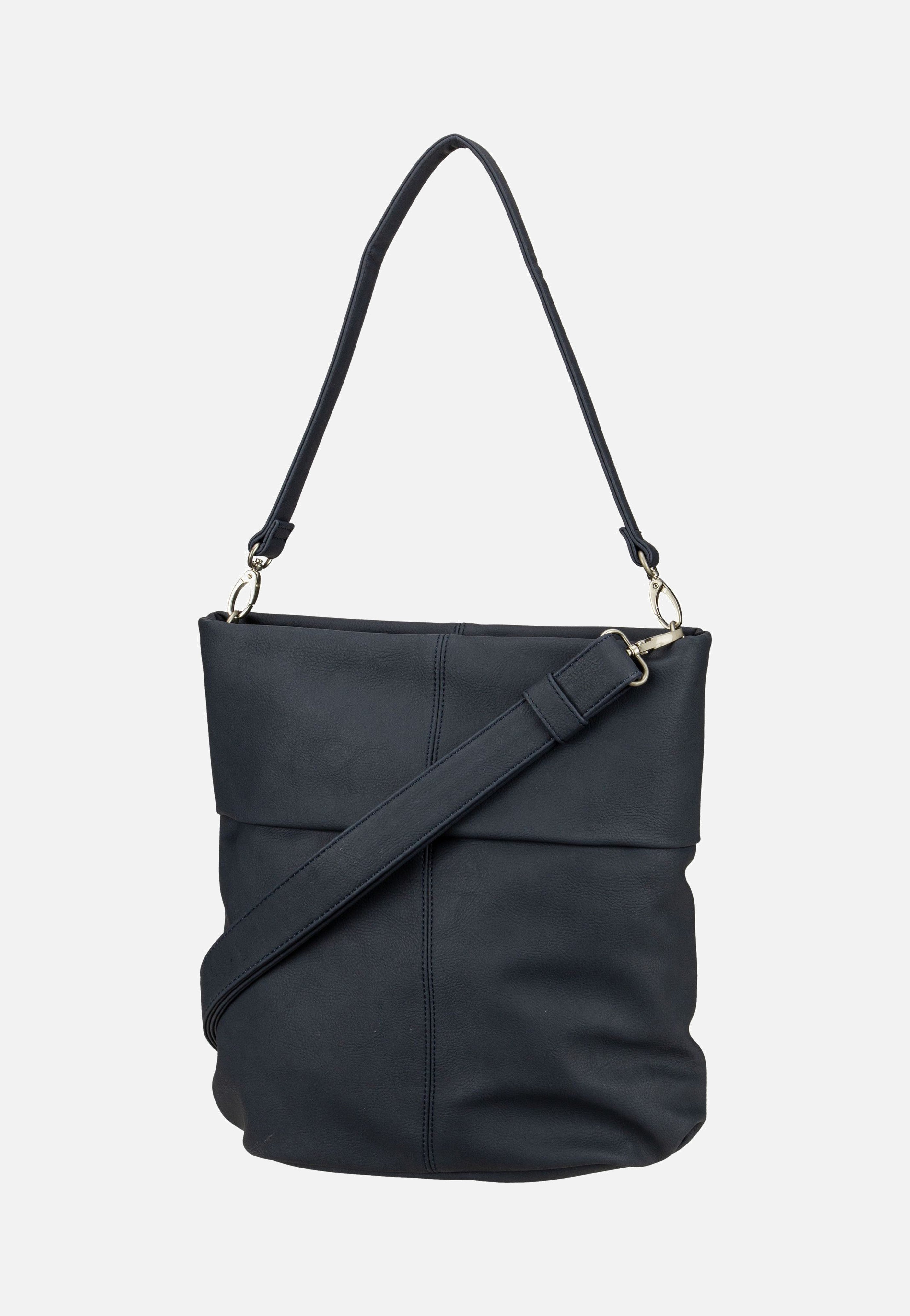 zwei Mademoiselle M12 Nubuk/Ink Hobo Bag