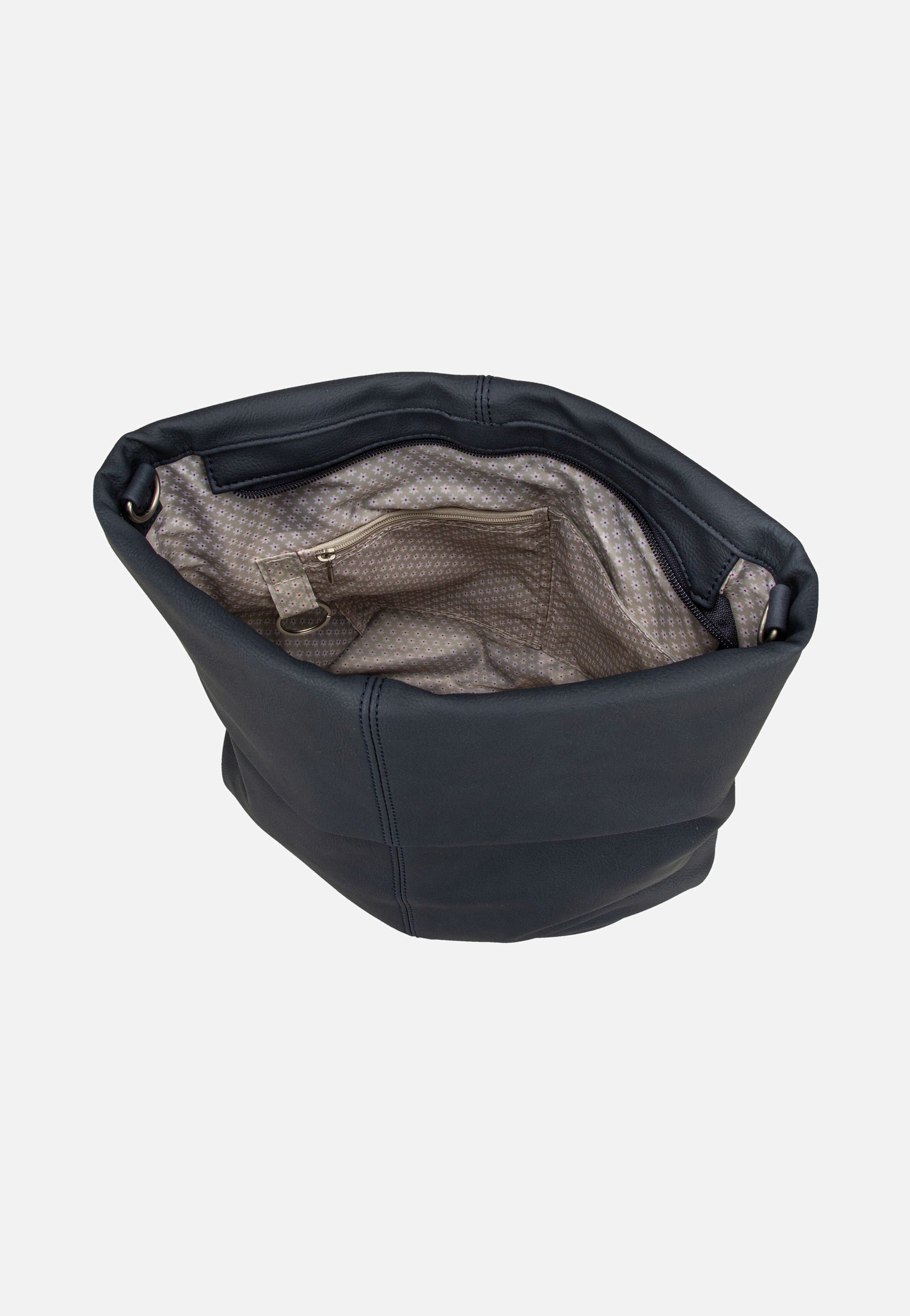 zwei Mademoiselle M12 Nubuk/Ink Hobo Bag