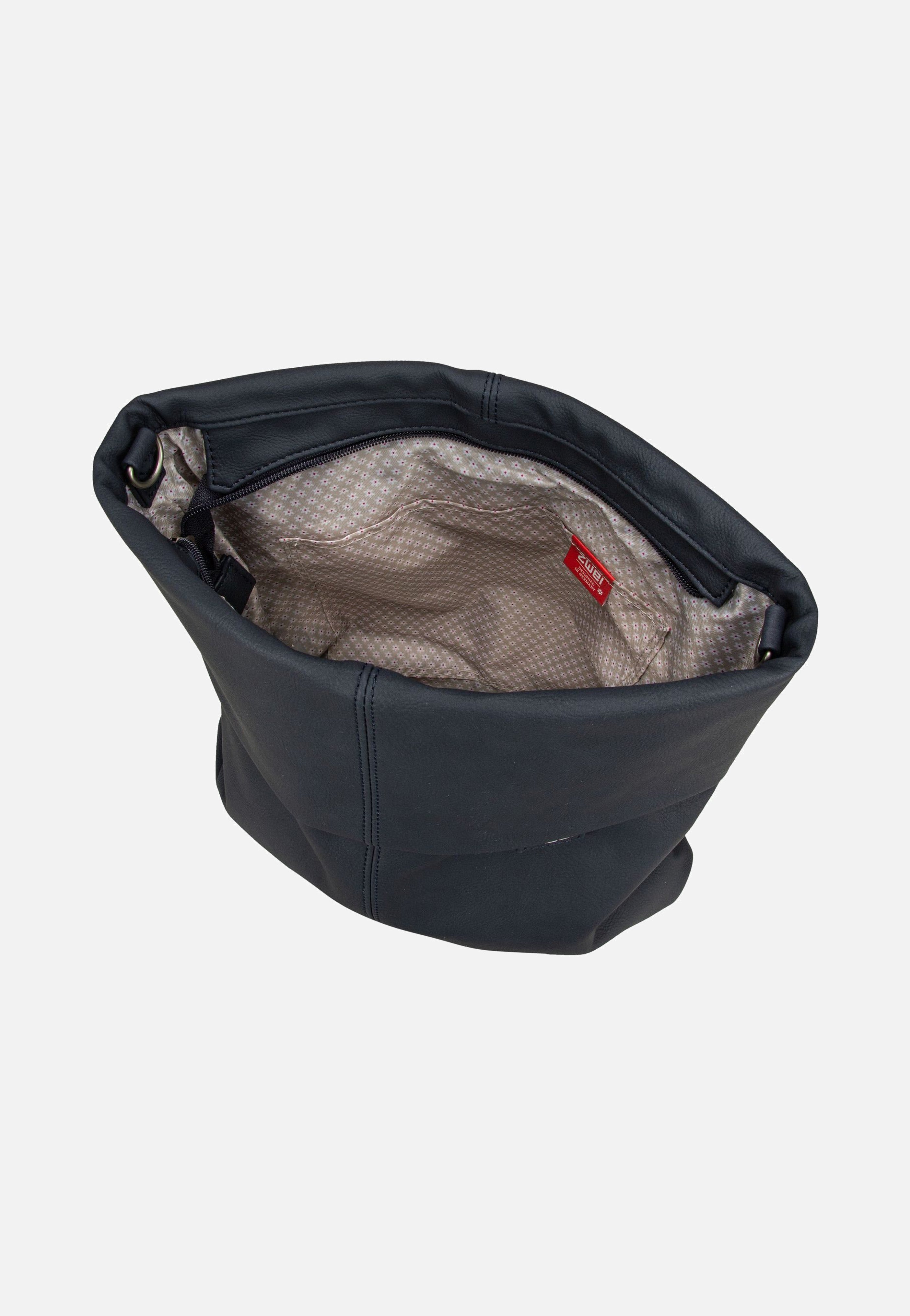 zwei Mademoiselle M12 Nubuk/Ink Hobo Bag