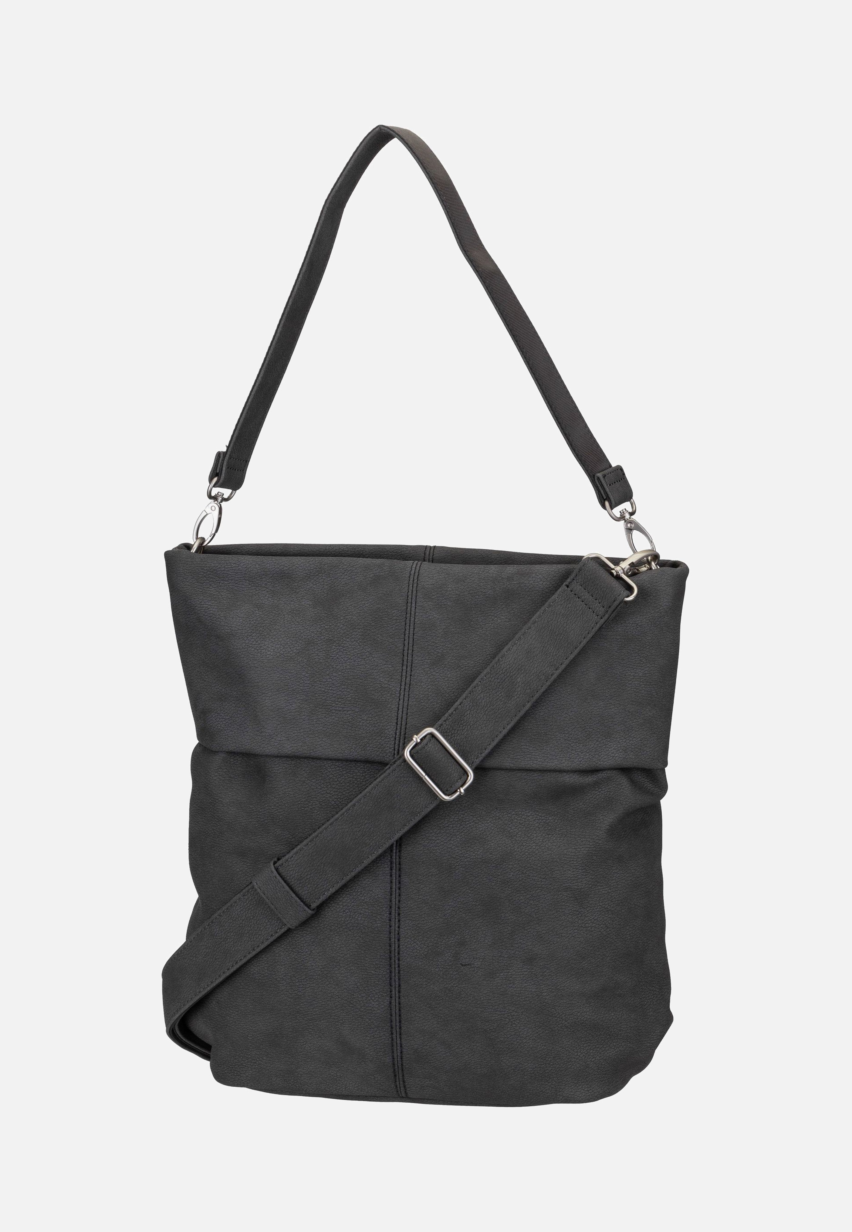 zwei Mademoiselle M140 Nubuk/Stone Hobo Bag