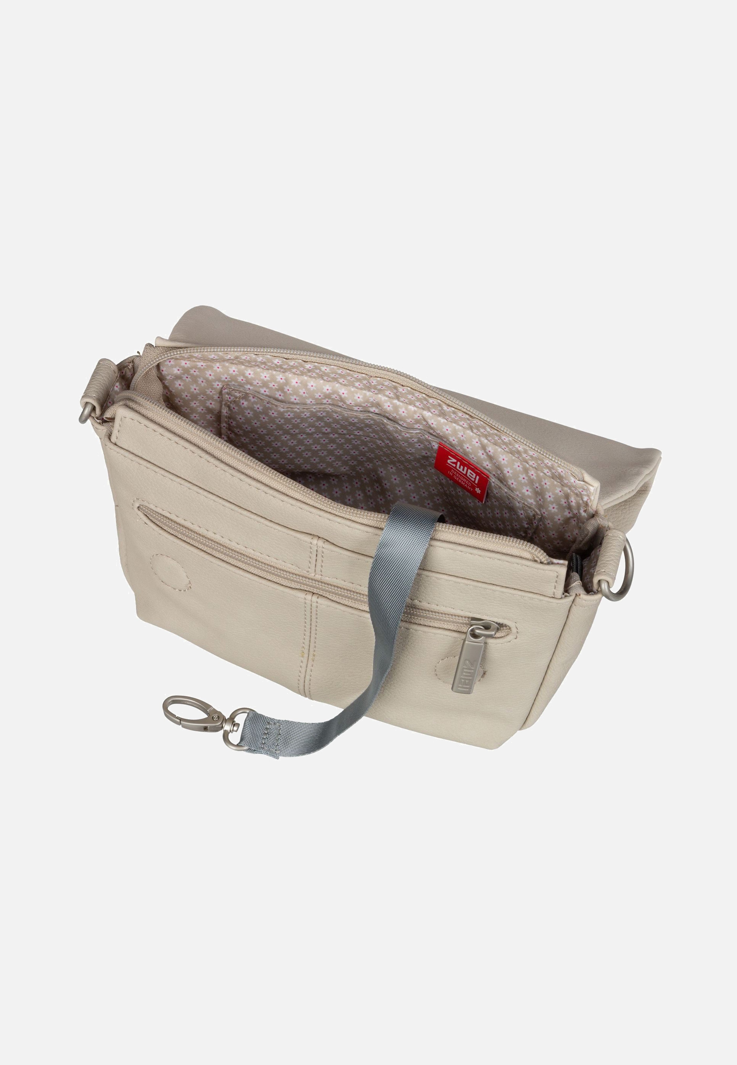 zwei Mademoiselle M40 Nubuk/Linen Crossbody Bag