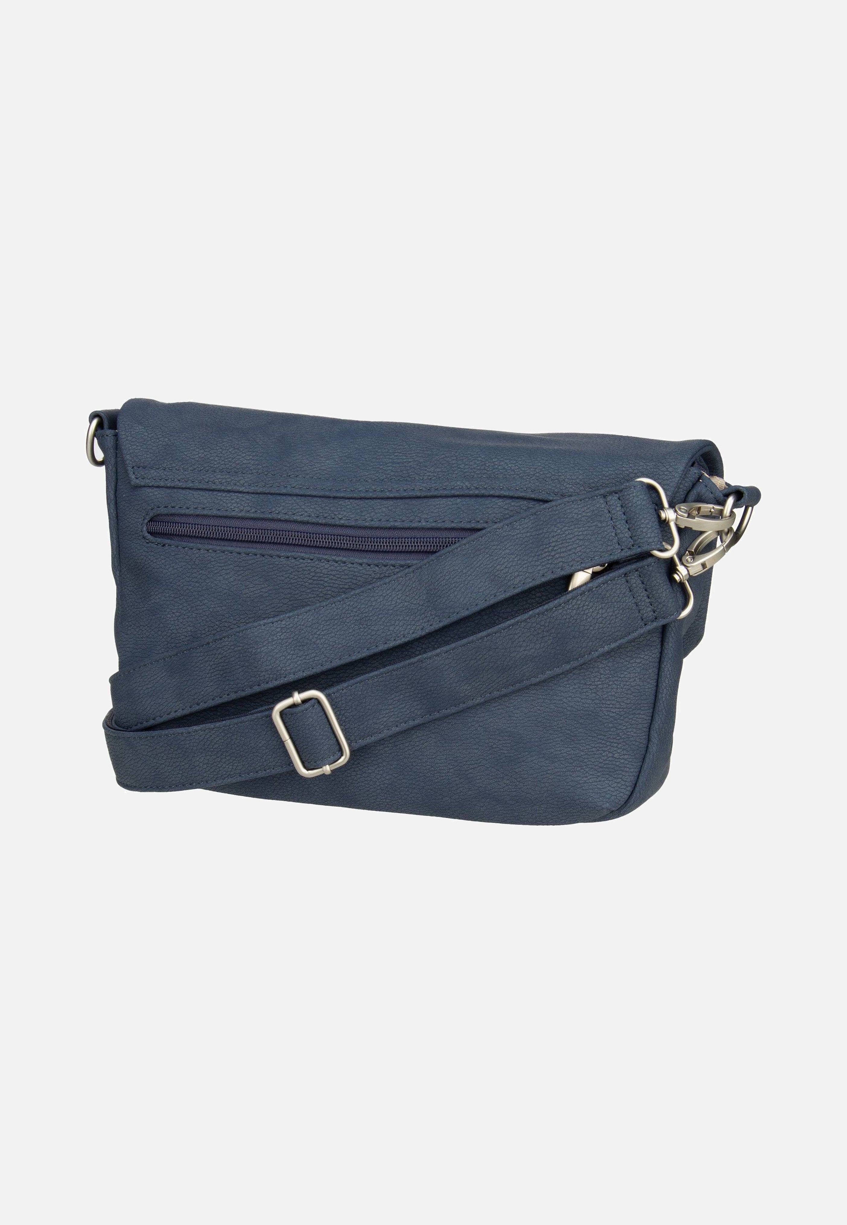 zwei Mademoiselle M60 Nubuk/Blue Messenger Bag
