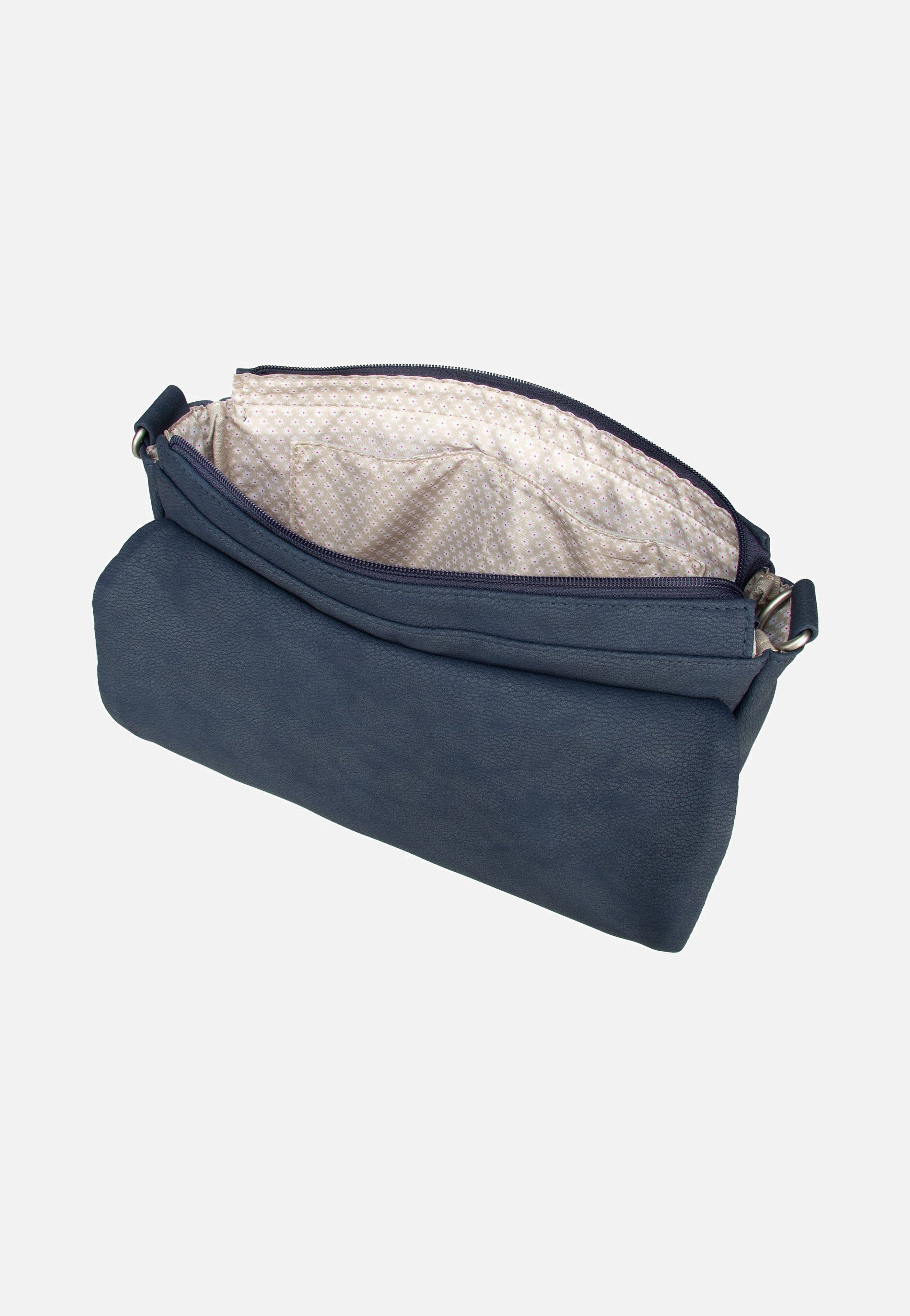 zwei Mademoiselle M60 Nubuk/Blue Messenger Bag