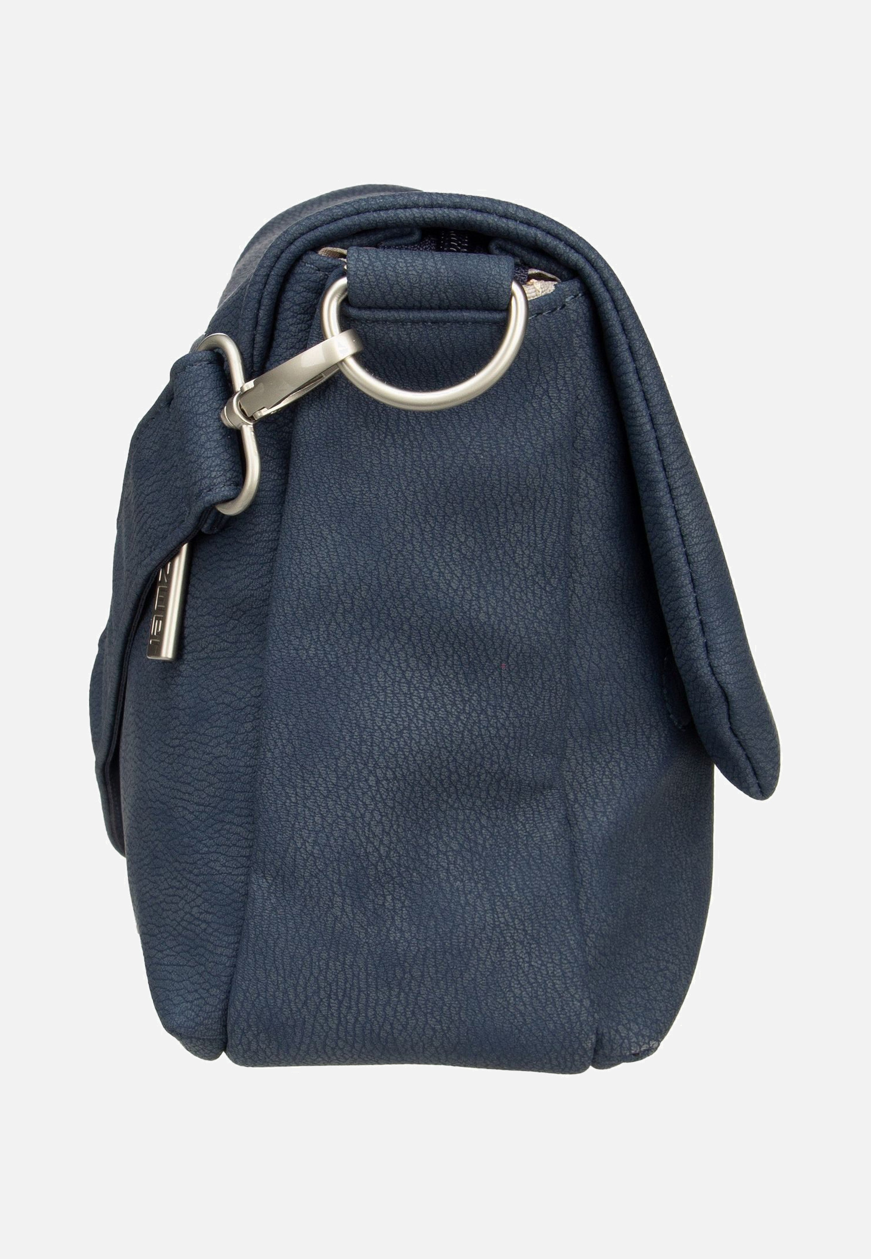 zwei Mademoiselle M60 Nubuk/Blue Messenger Bag