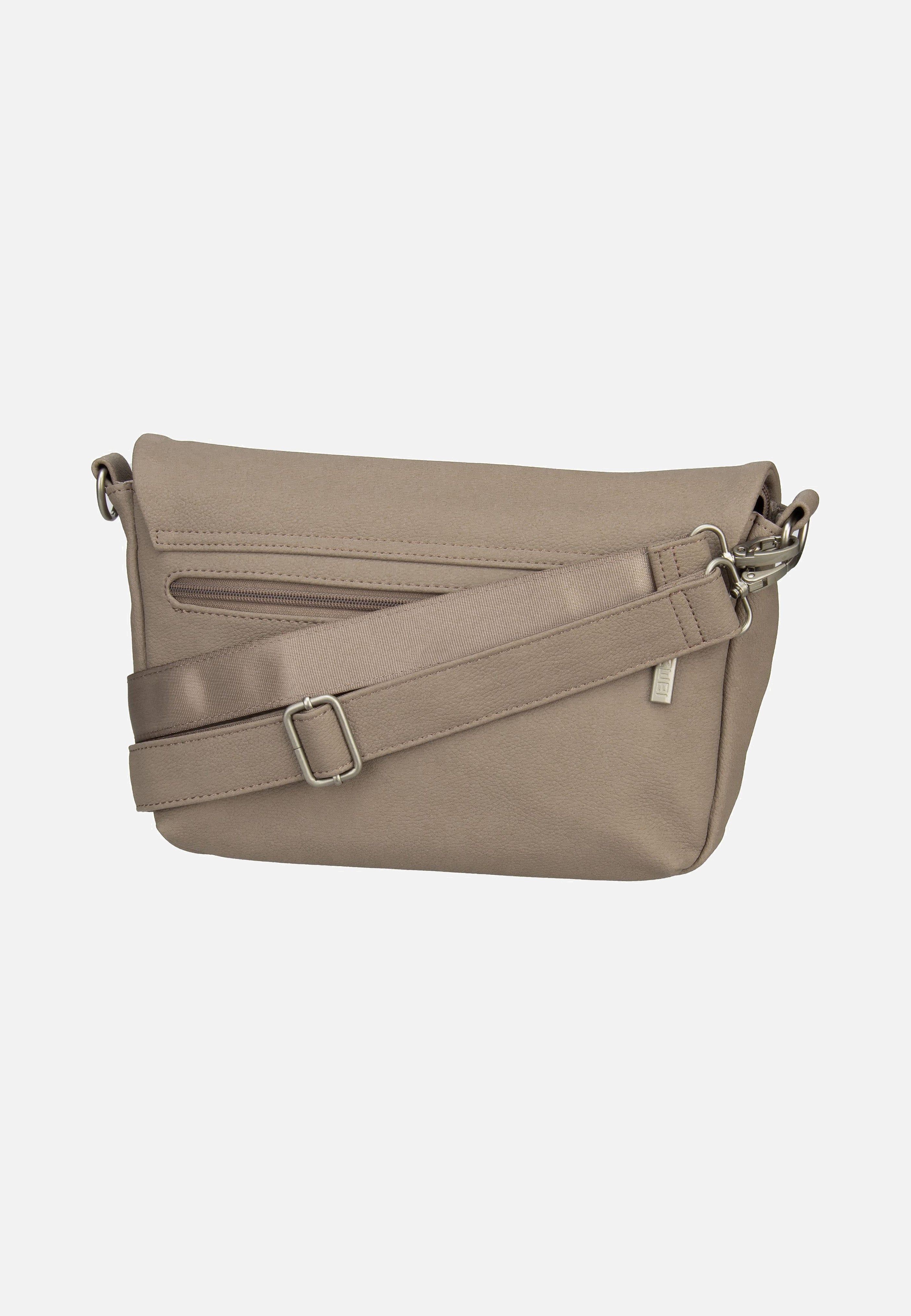 zwei Mademoiselle M60 Nubuk/Cappucino Messenger Bag