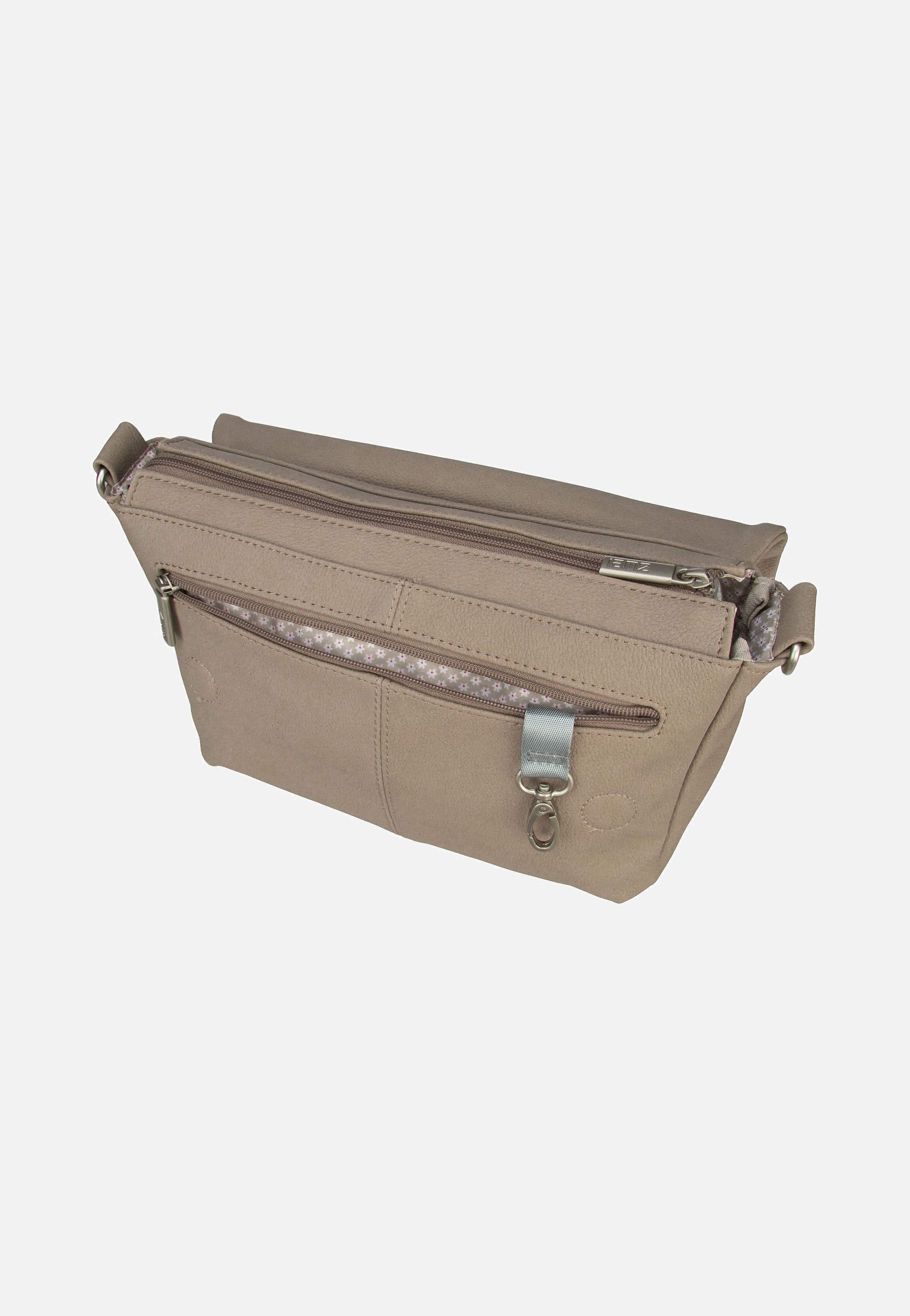 zwei Mademoiselle M60 Nubuk/Cappucino Messenger Bag